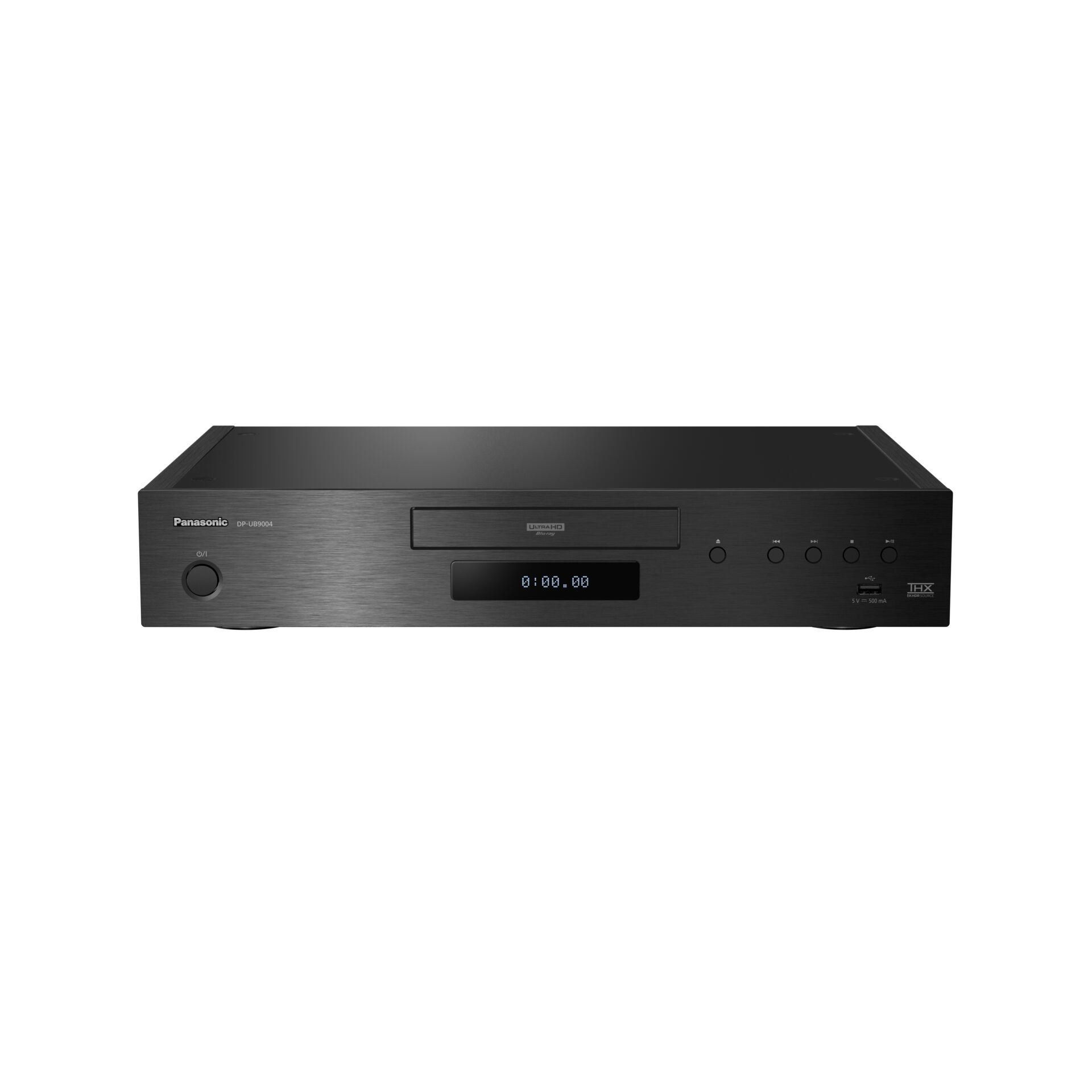 Hifi-Receiver, Schwarz, DVD-Player, LED-Display, Panasonic