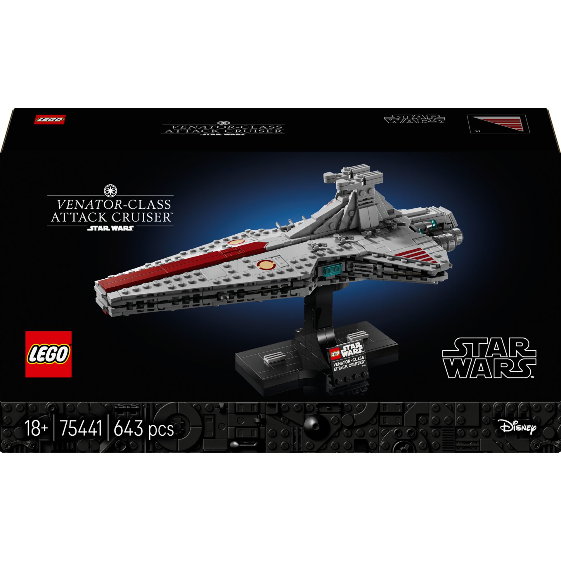 Lego, Star Wars, Venator-Klasse, Angriffskreuzer, 643 Teile