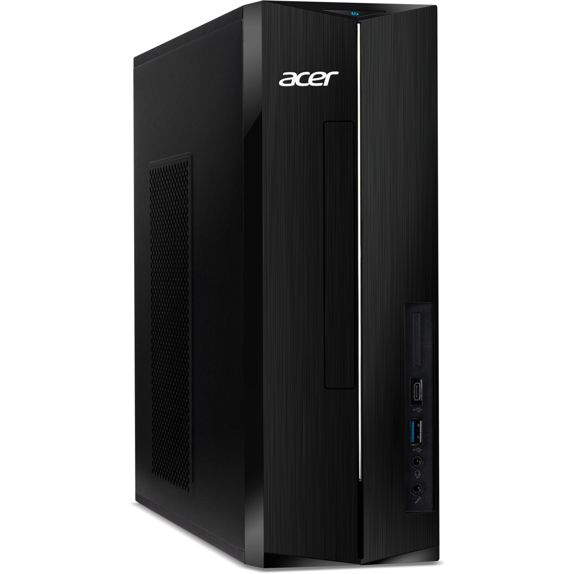 computer, desktop, turm, schwarz, Acer