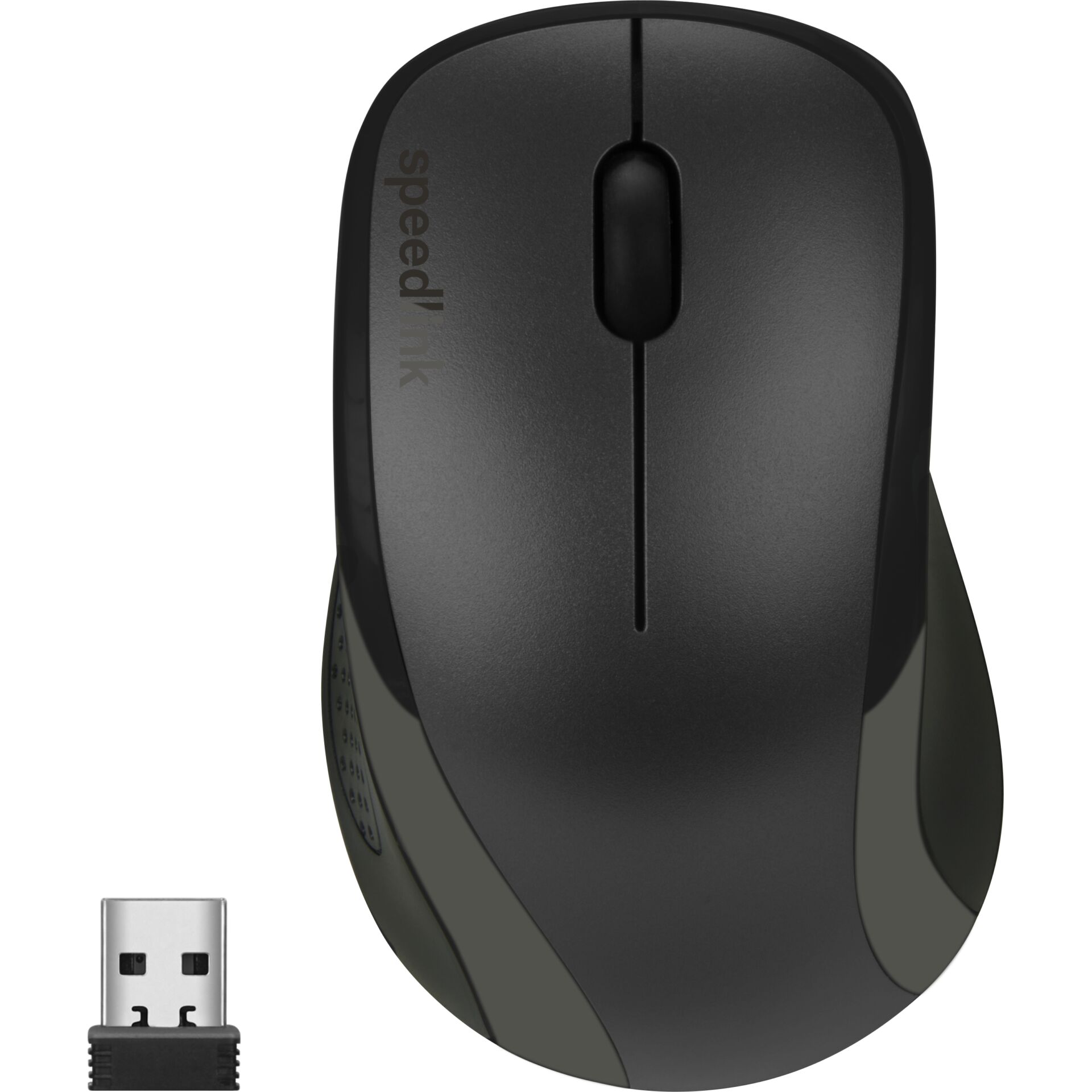 Maus, Drahtlose Maus, Optische Maus, USB-Empfänger, Schwarz