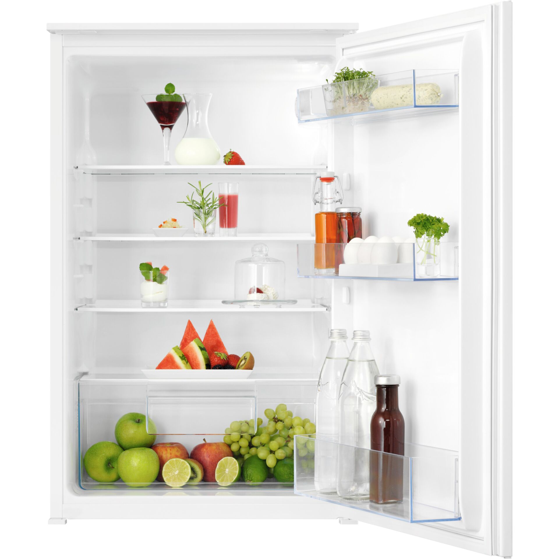 Kühlschrank, Hängeregale, Früchte, Gemüse, Karaffe