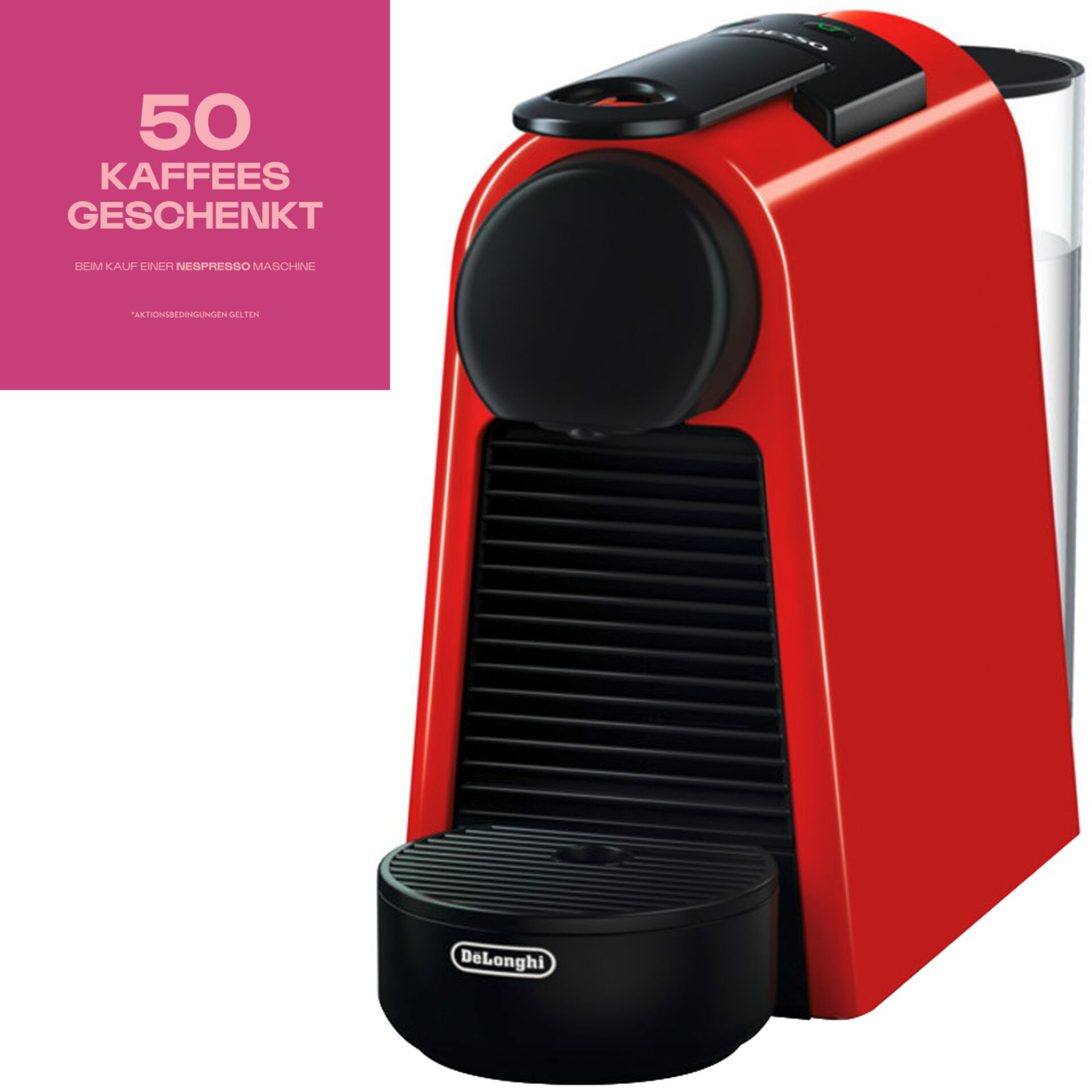 Pokal, Pokal, Kaffeemaschine, Maschine, Kapselmaschine, Rot, Gehäuse, Kaffeemaschine, Kapselmaschine, Mini-Kaffee, Rot, DeLonghi, Kapselmaschine, Kaffeevollautomat, Espressomaschine, Rot, Gehäuse aus Kunststoff