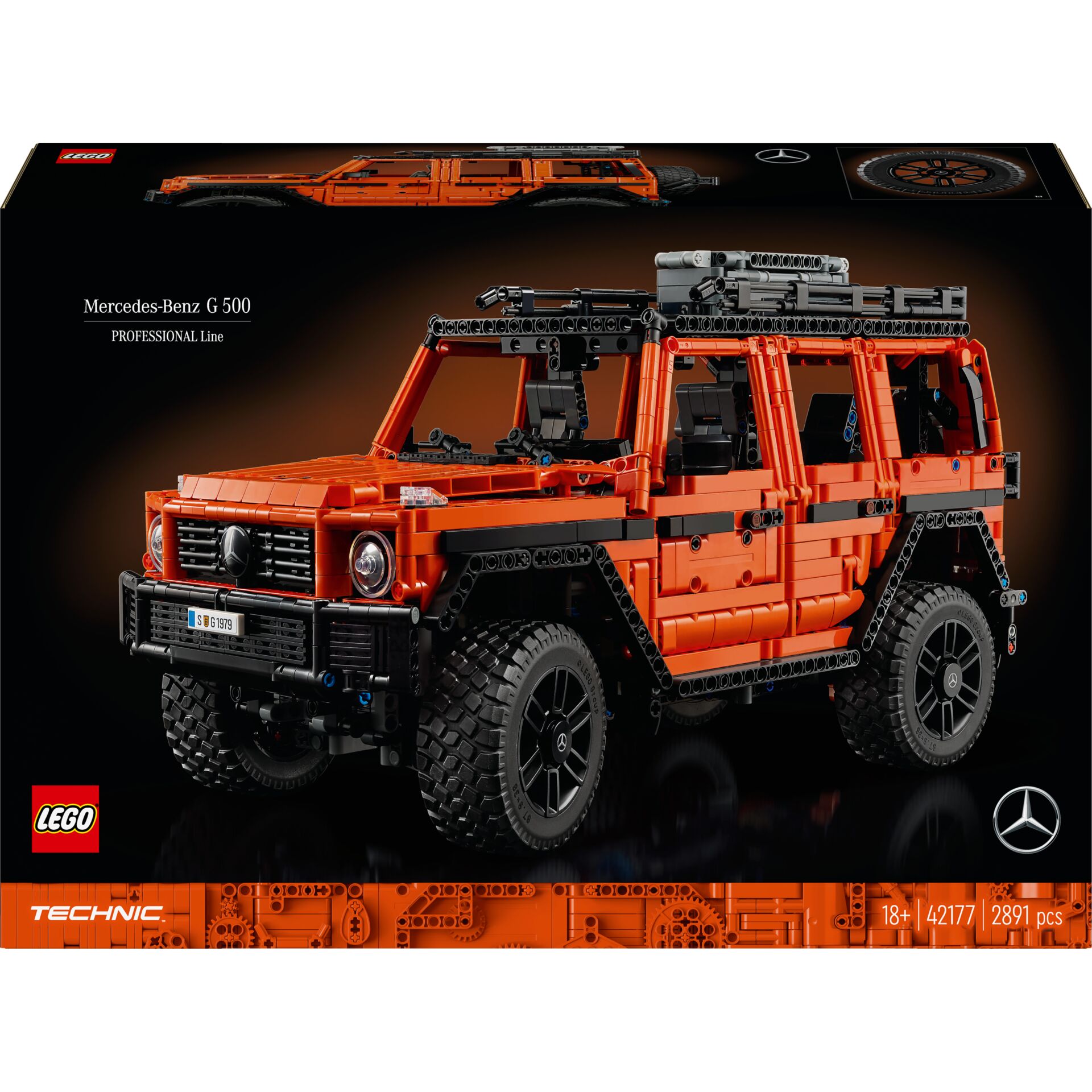 lego, technic, mercedes-benz, g 500, off-road