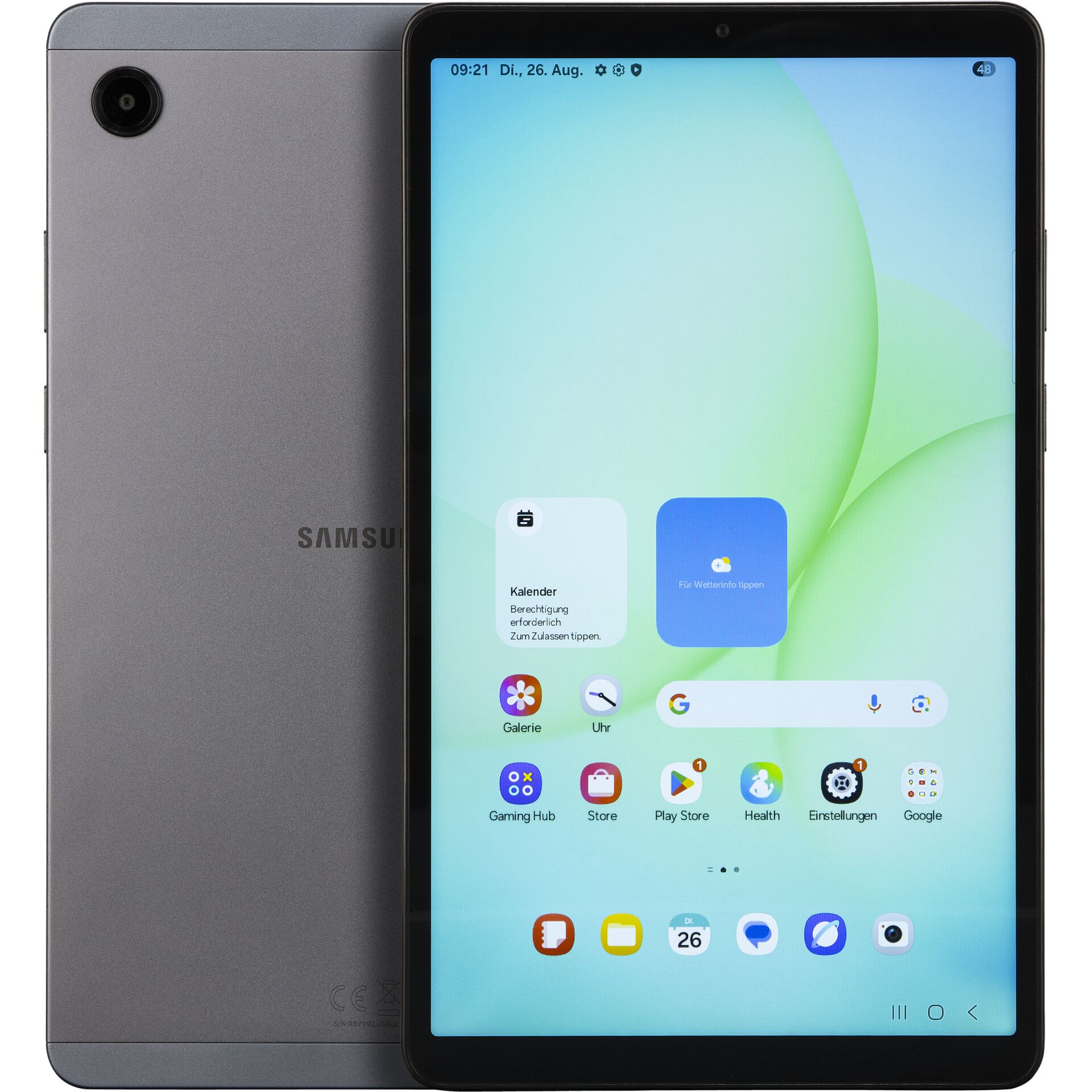Tablet, Android-Tablet, 10-Zoll-Tablet, Dualkamera, Grau
