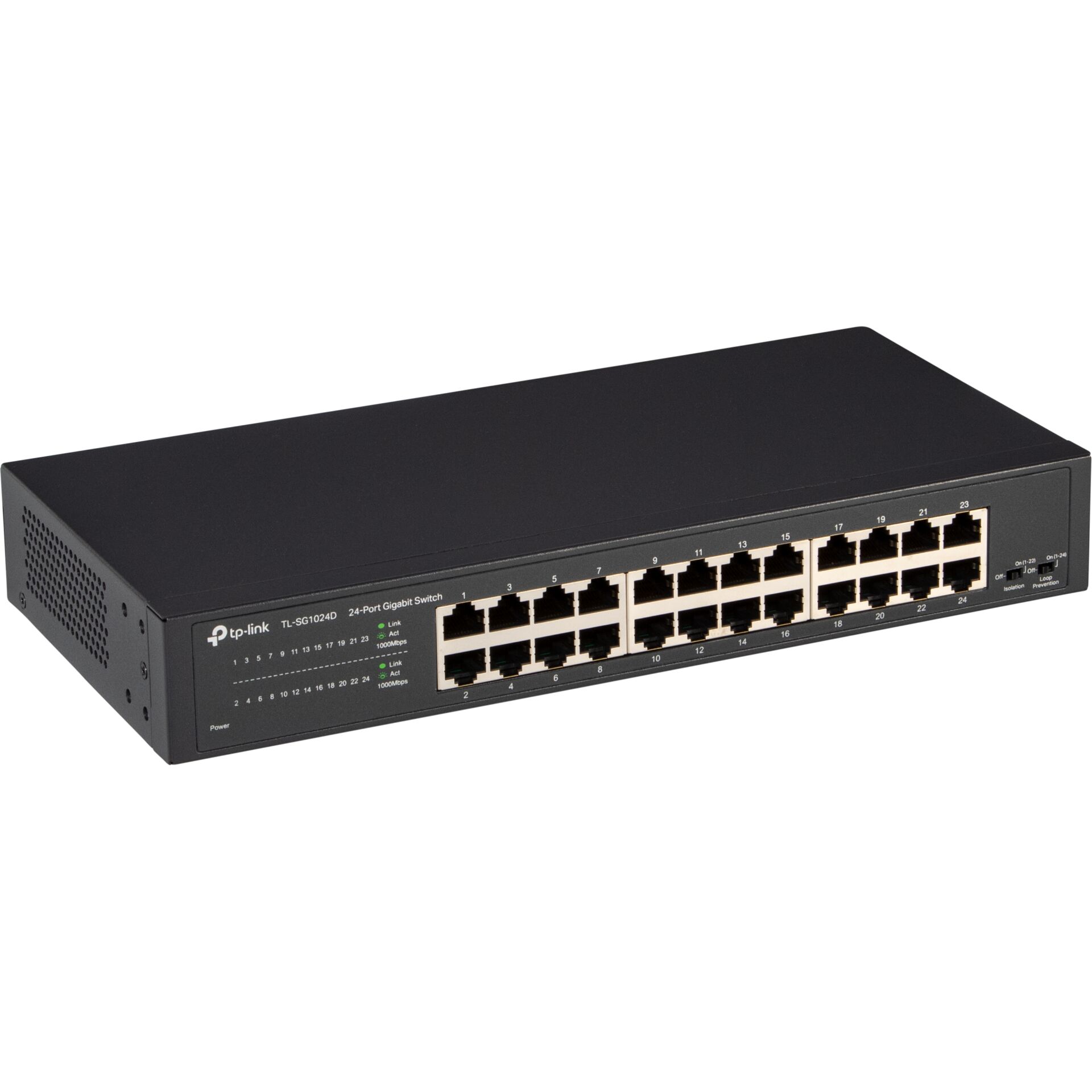24-Port, Gigabit-Switch, Ethernet, LAN, TP-Link