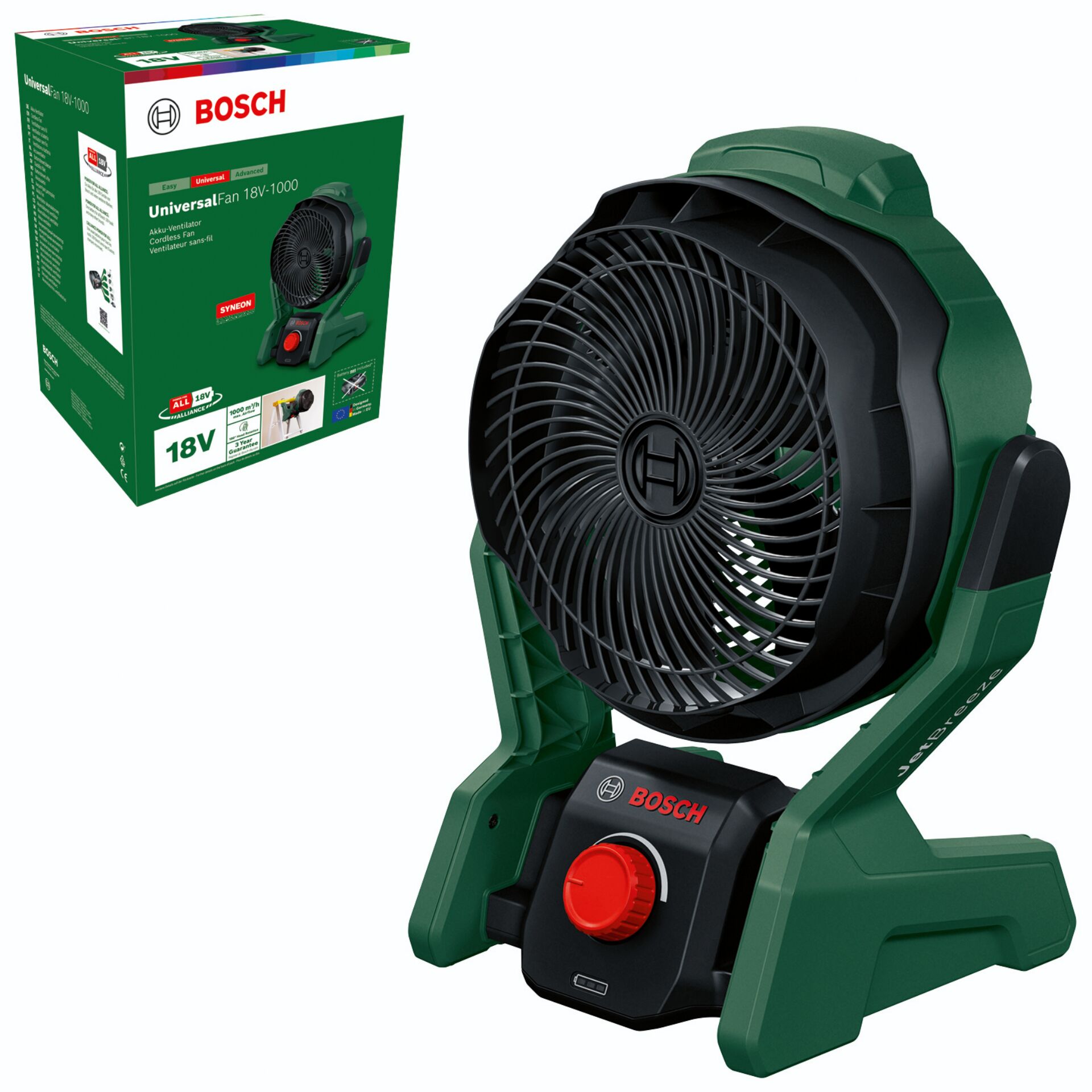 Lüfter, Ventilator, Akku, 18V, Bosch