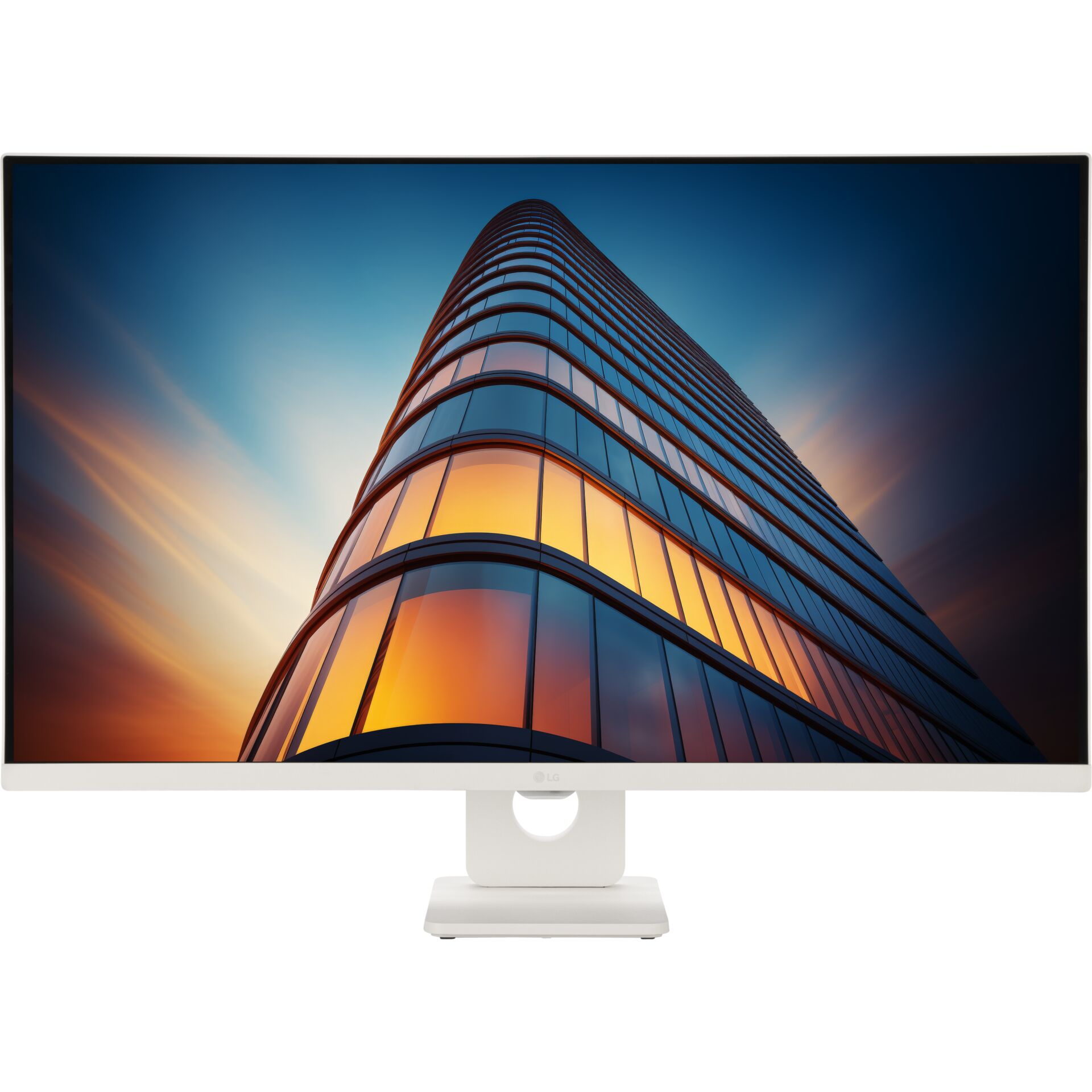 Computerausrüstung, Überwachen, Bildschirm, FERNSEHER, Computerausrüstung, Überwachen, Bildschirm, FERNSEHER, Monitor, 27-Zoll, LED, Flachbildschirm, weißer Stand