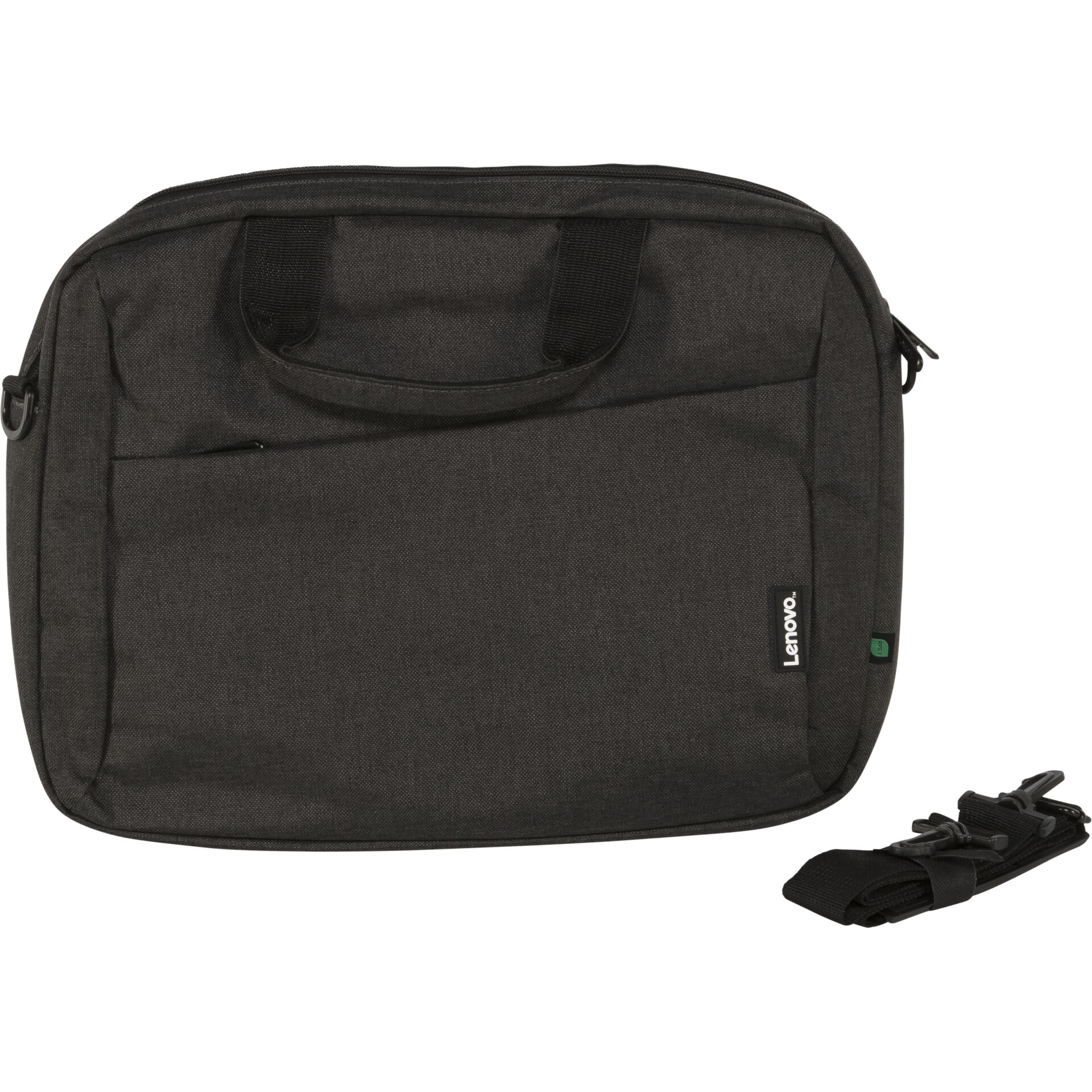 Tasche, Schultertasche, Laptop-Tasche, Grau, Reißverschluss