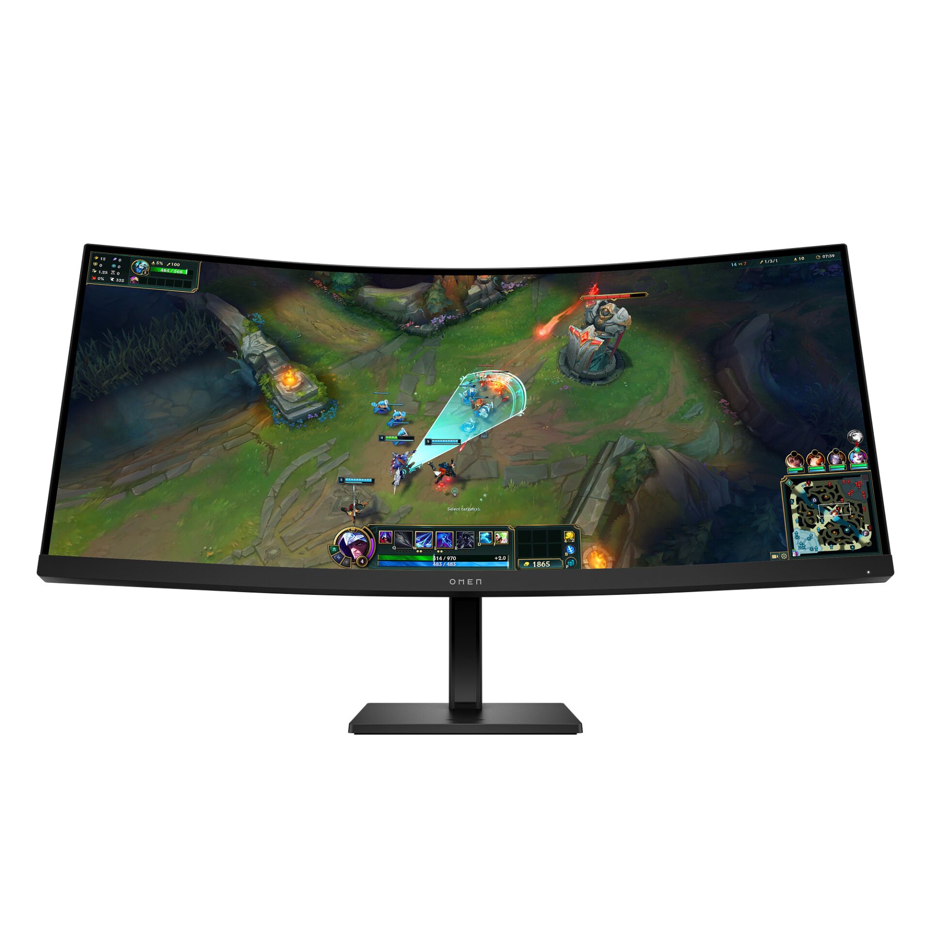 curved monitor, gaming monitor, ultra-wide, curved display, LAN gaming setup