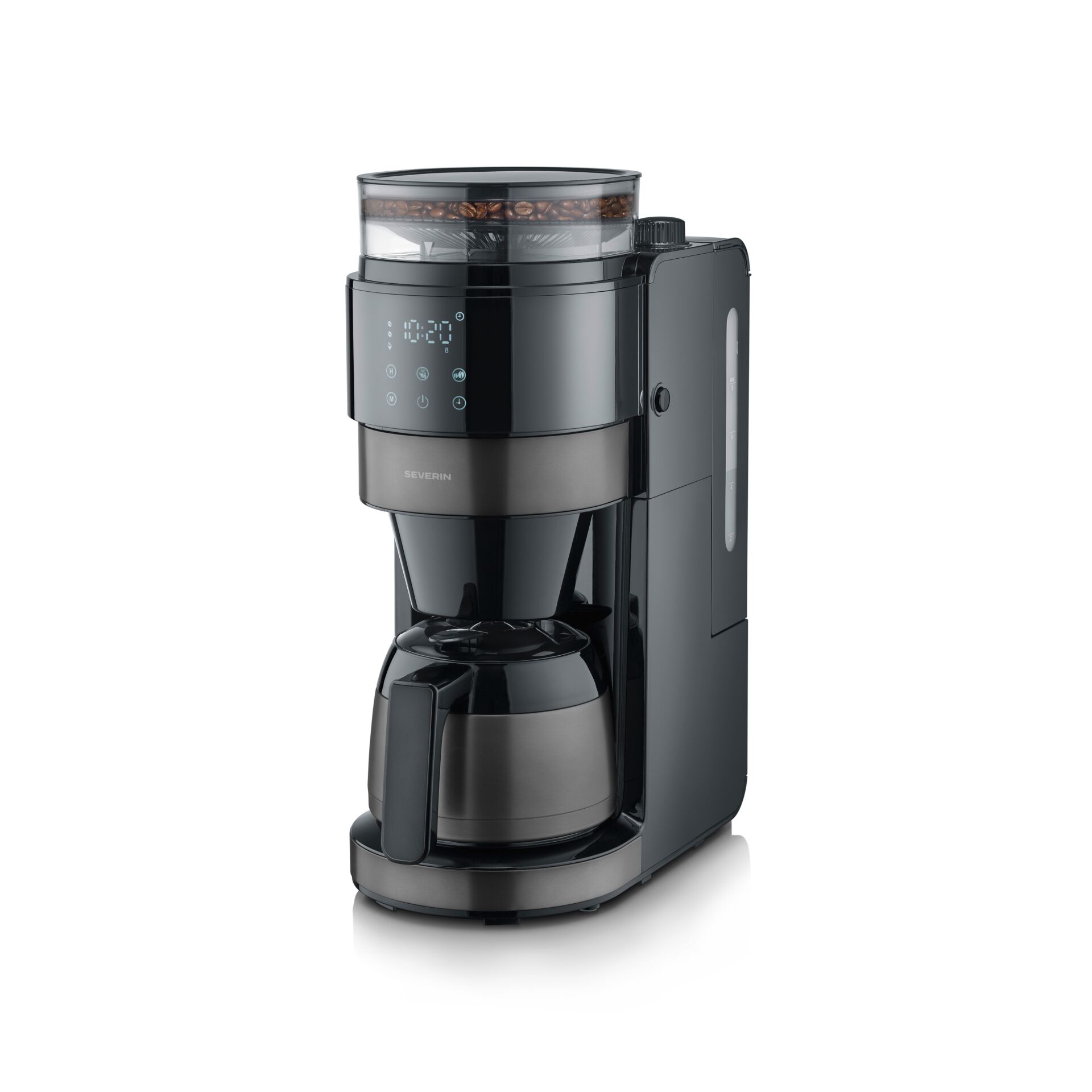 Kaffeemaschine, Filterkaffeemaschine, Glaskanne, Digitaldisplay, Automatikmodus