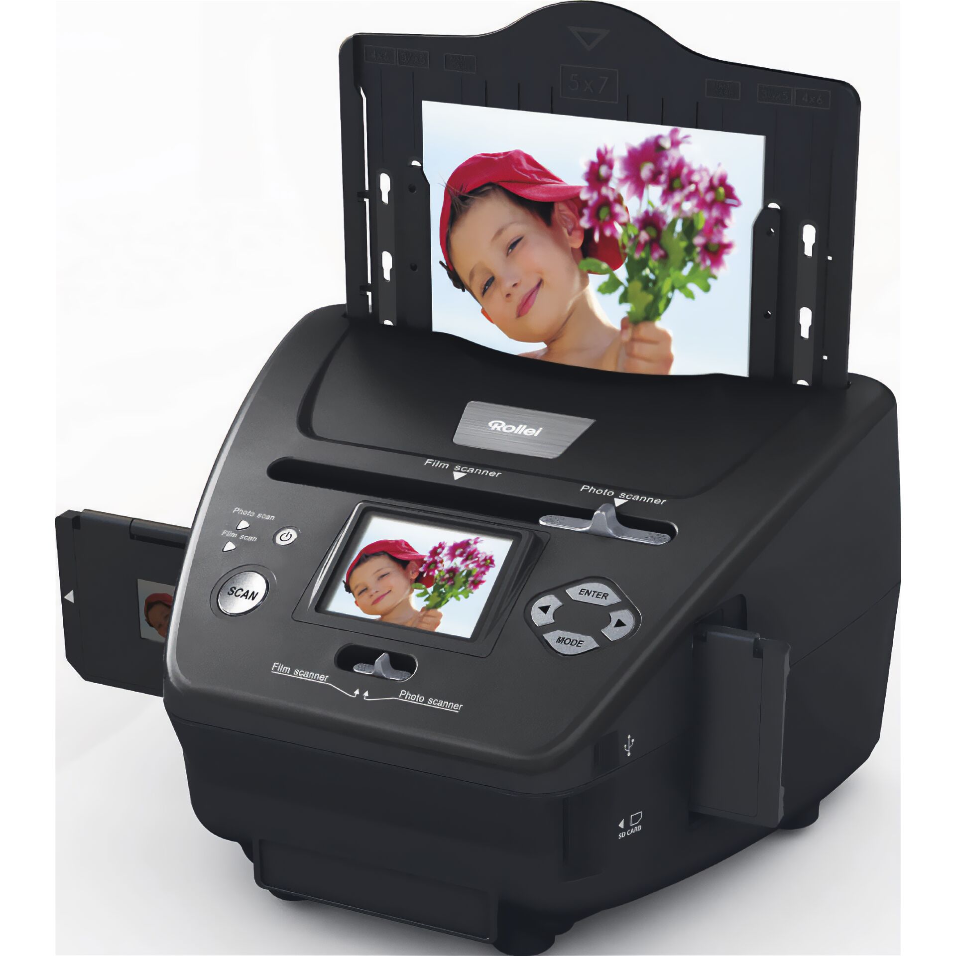 Negativ-Scanner, Filmscanner, Fotodrucker, Tragbarer Scanner, Dokumentenscanner