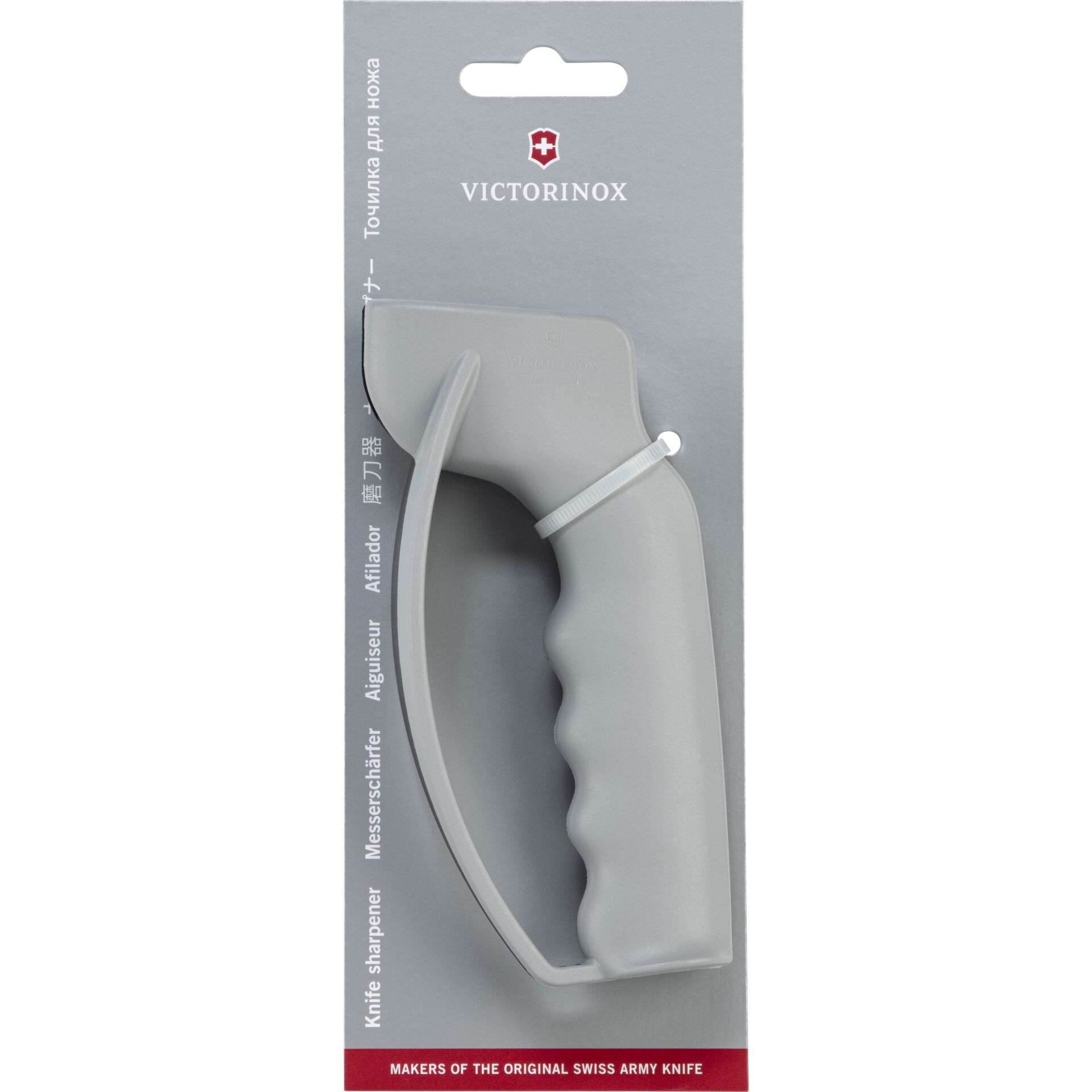 knife sharpener, griff, grau, manuell, Victorinox