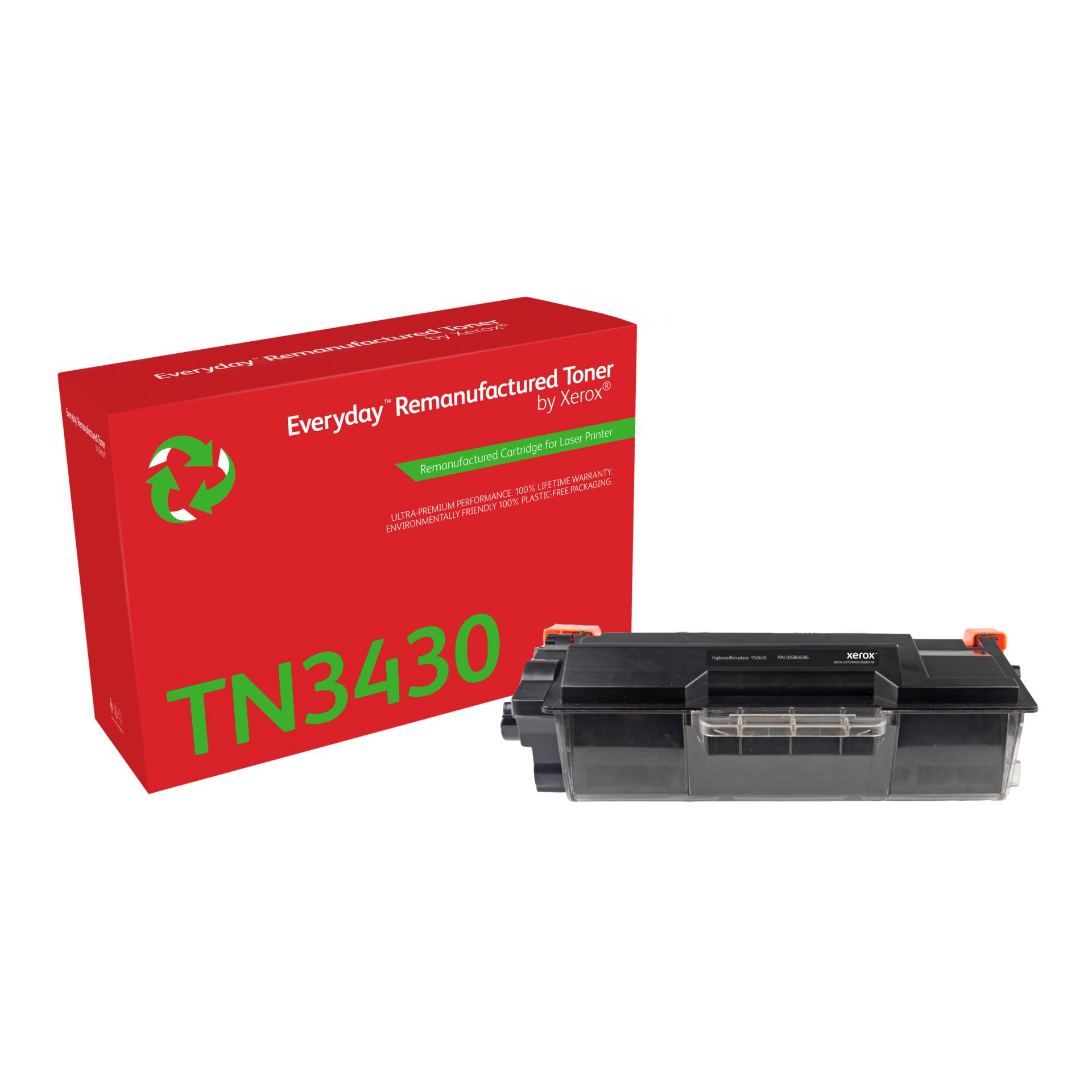 Toner, Remanufactured, TN3430, Kassette, Laserdrucker