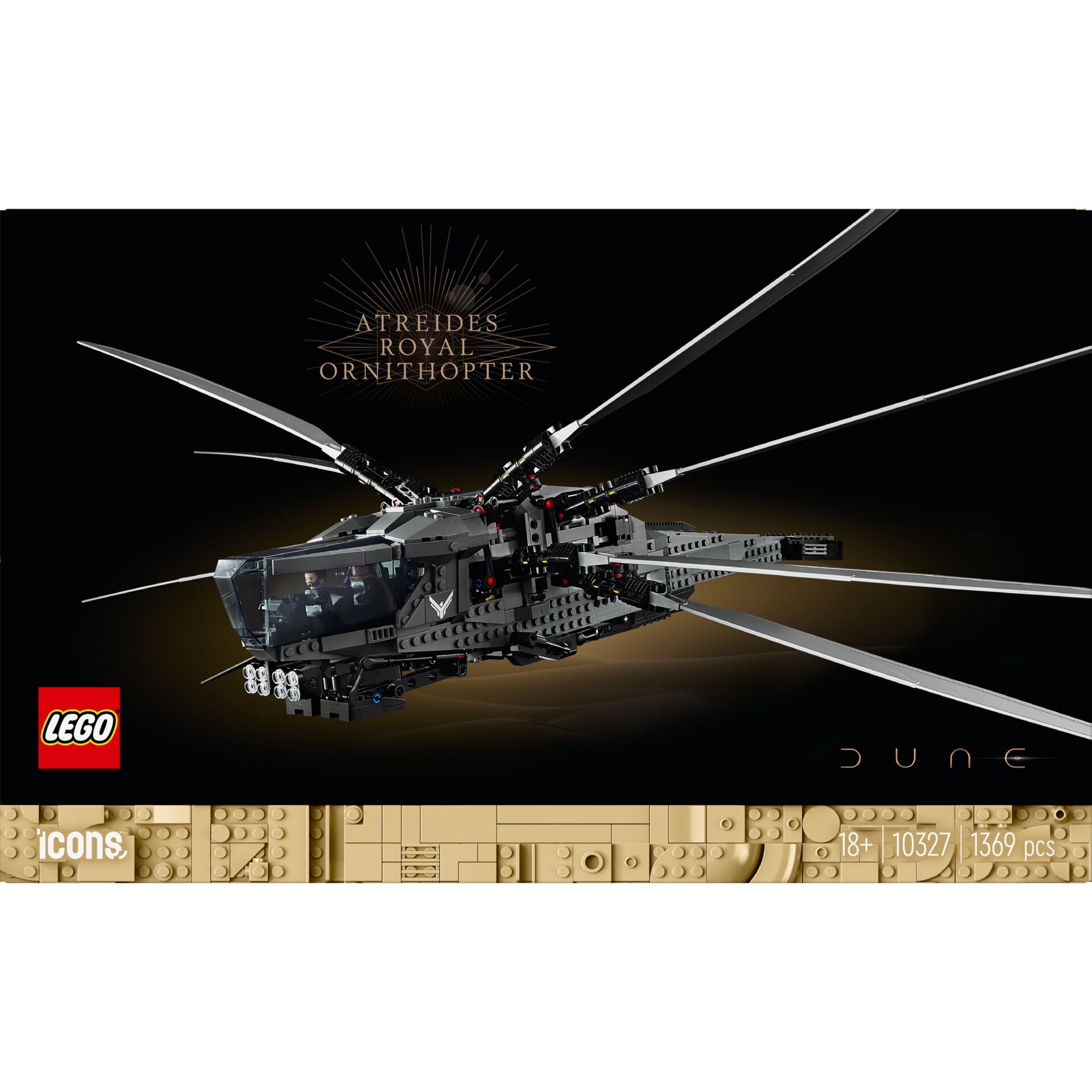 LEGO, Helicopter, Dunkelgrau, Militär, Dune