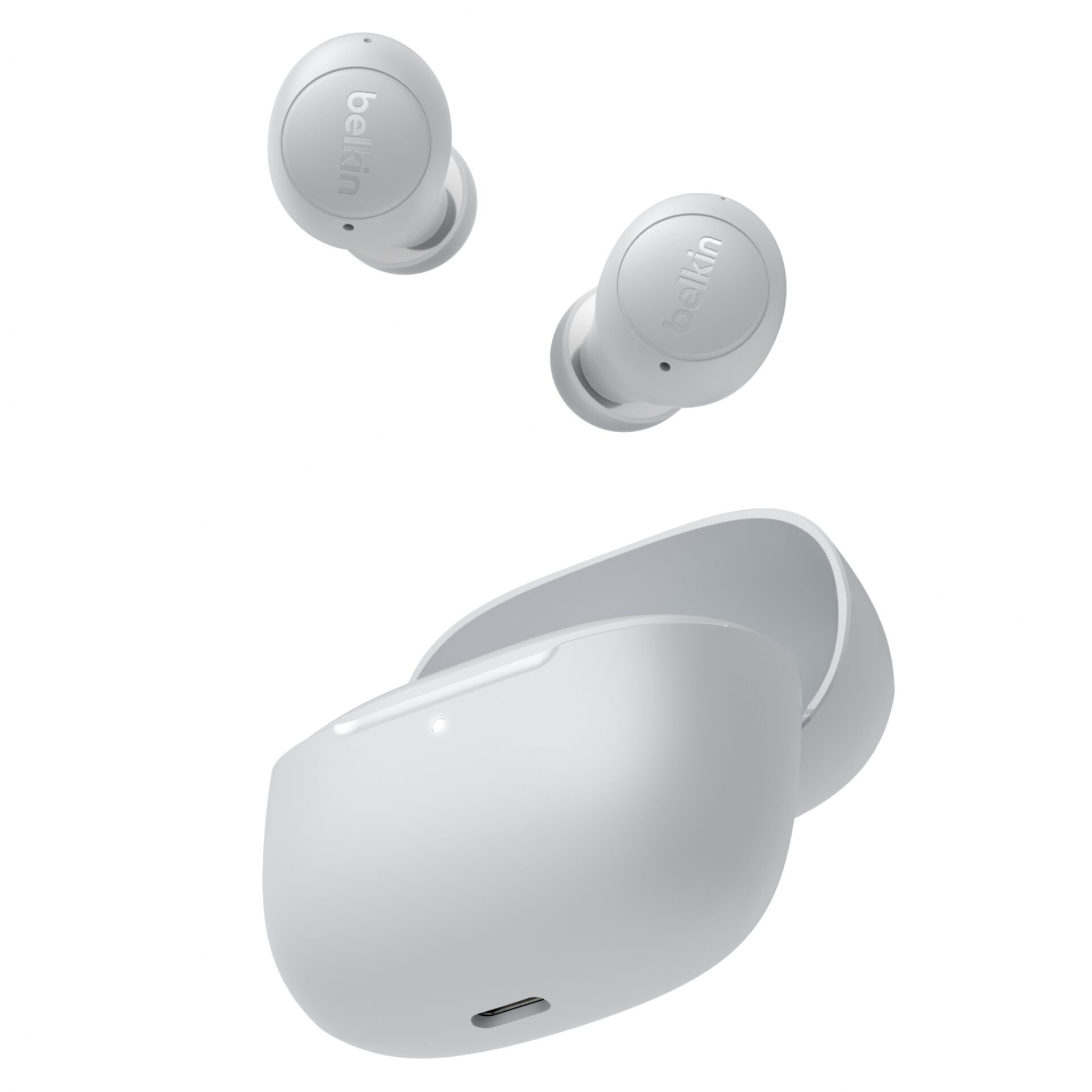 In-Ear, Kabellos, Ohrhörer, Halter, Weiß