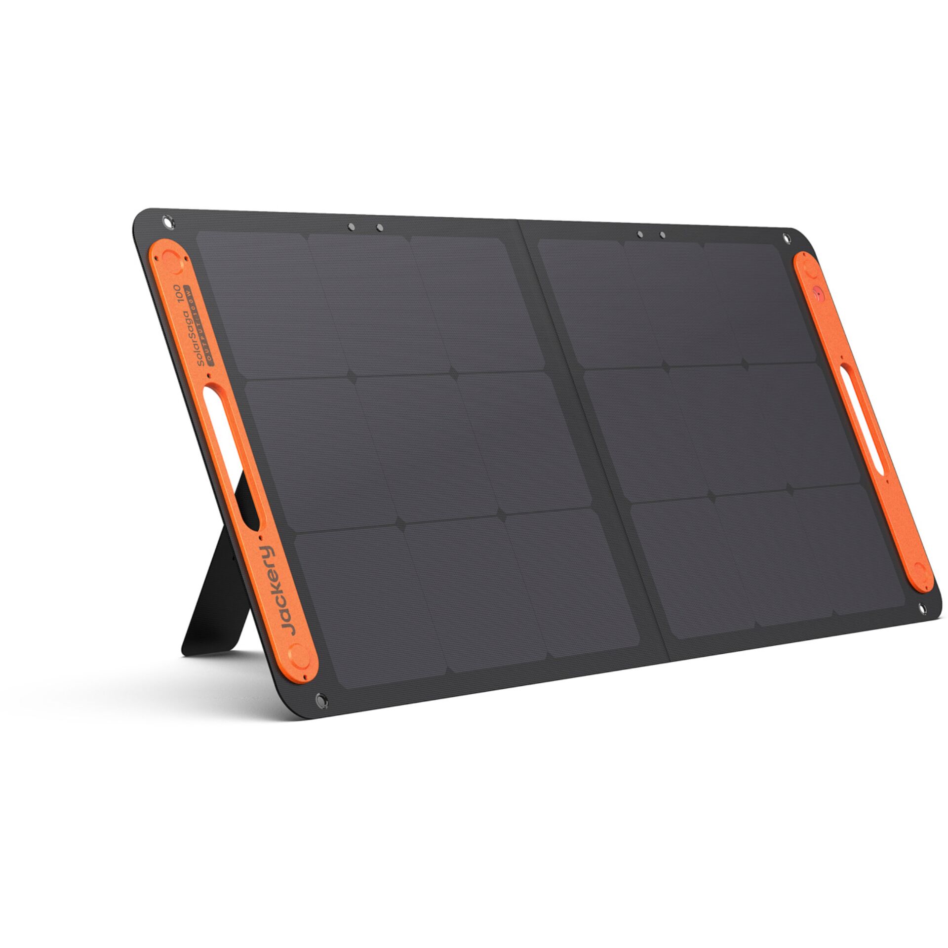 Solarladegerät, Tragbares Solarpanel, Laptop/Tablet-Ladepanel, USB-C Ladepanel, orange Rahmen