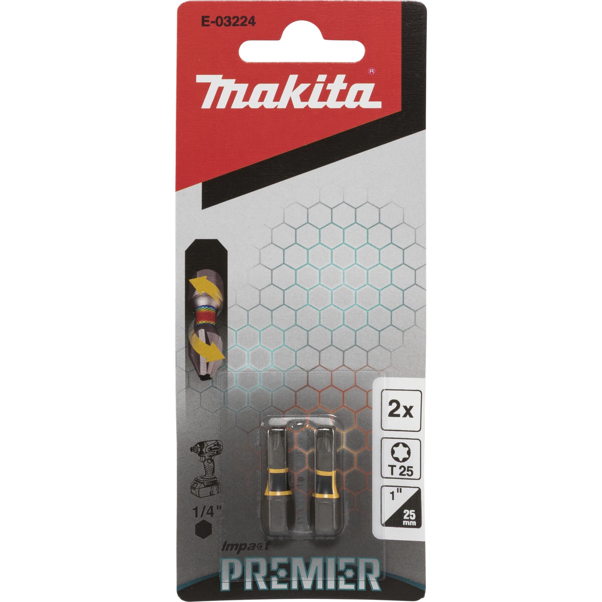 Makita Torsion Bit T25x25 2Stk.