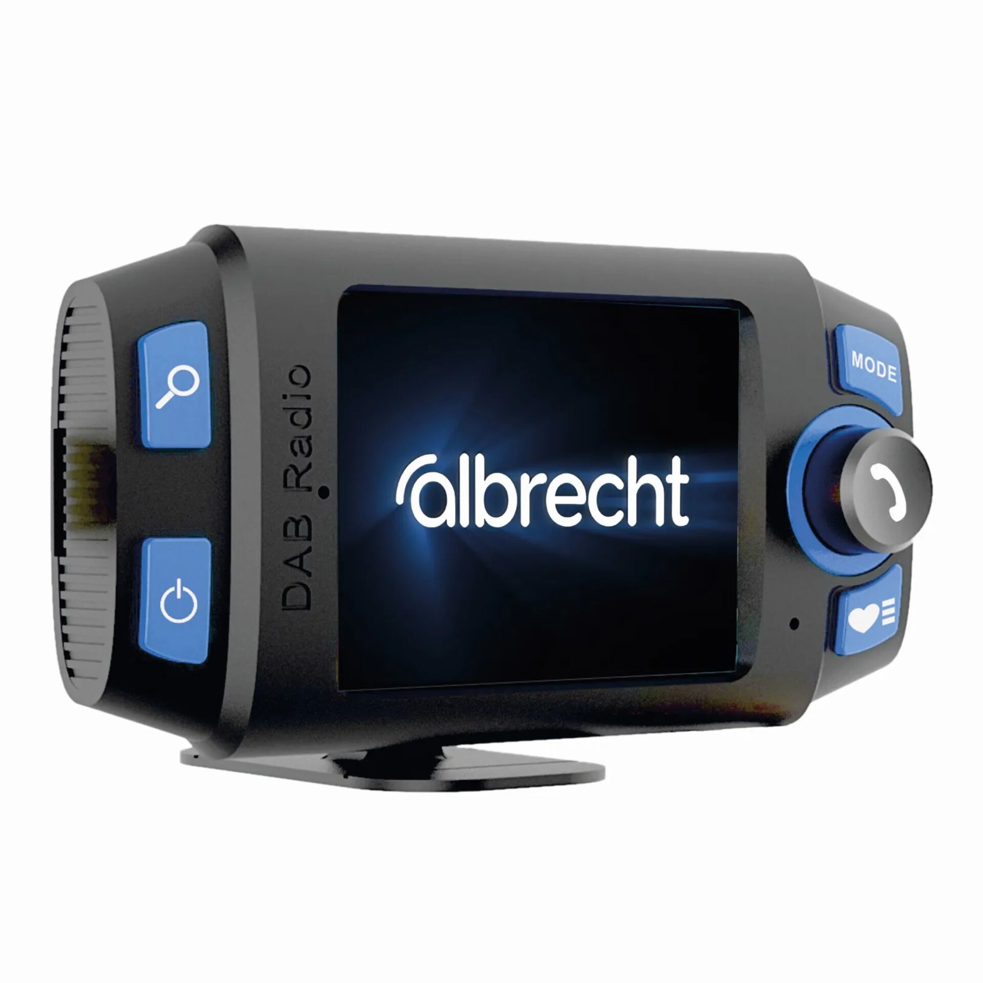 Dashcam, GPS display, Blaue Knöpfe, Tragbarer Monitor, Albrecht Marke