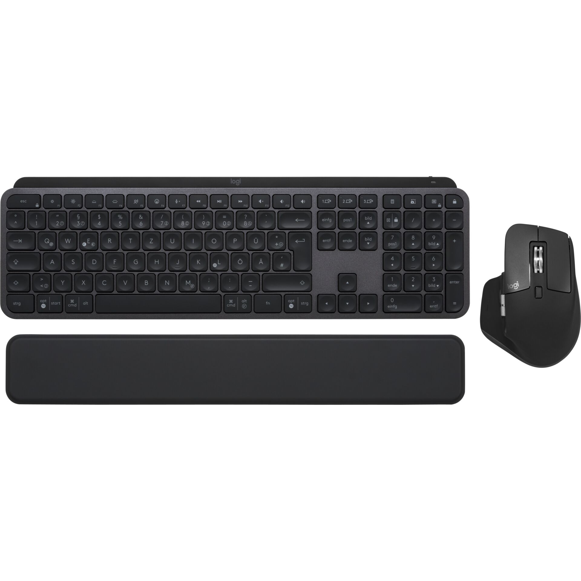 Tastatur, Kabellose Tastatur, USB-Tastatur, Chiclet-Tasten, Handgelenkstütze