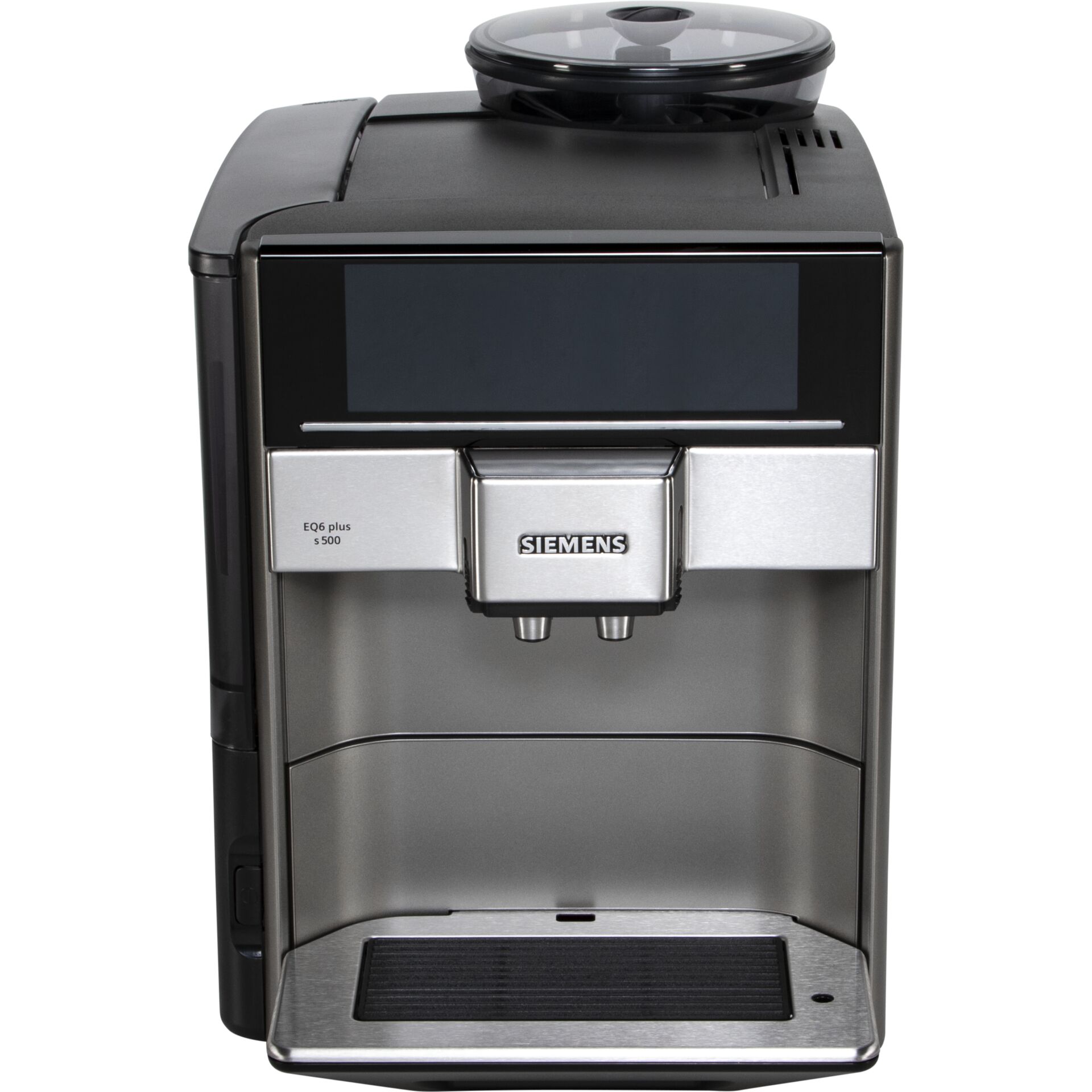 Kaffeemaschine, Kaffeevollautomat, Siemens, Edelstahl, Display