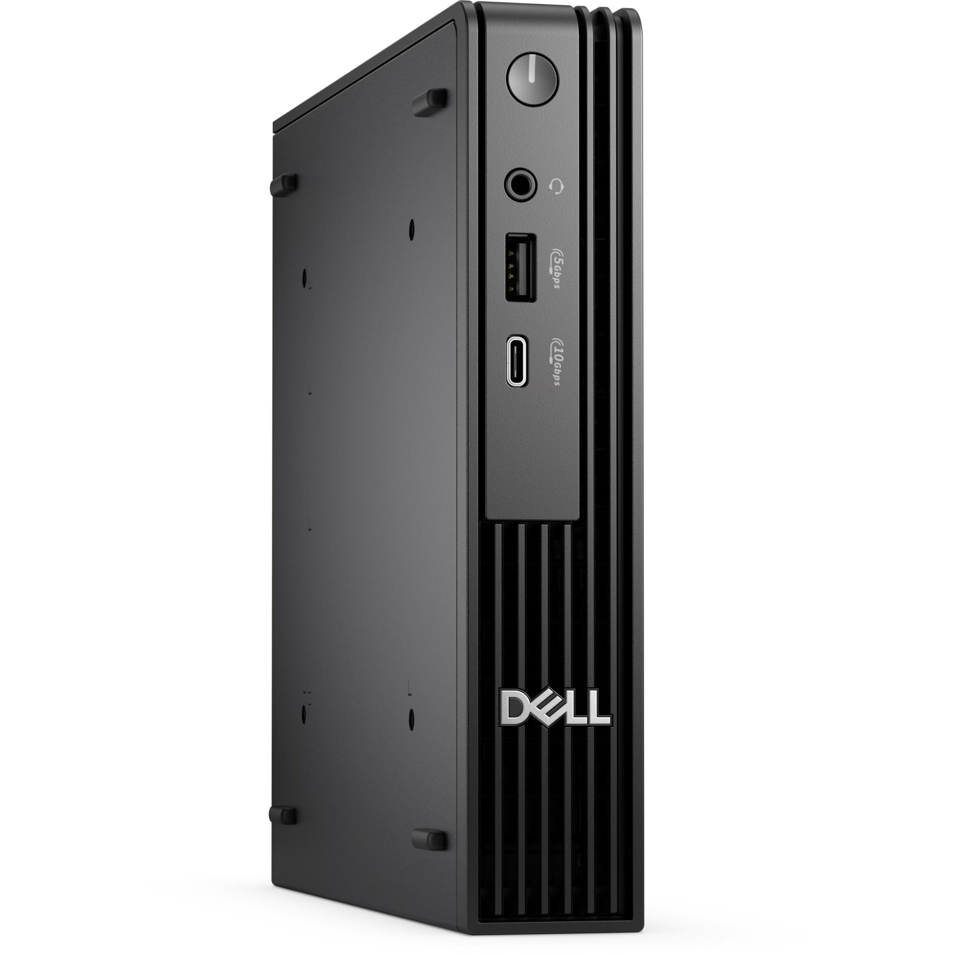 Mini-PC, Dell, Turm-PC, Schwarz, Front-IO