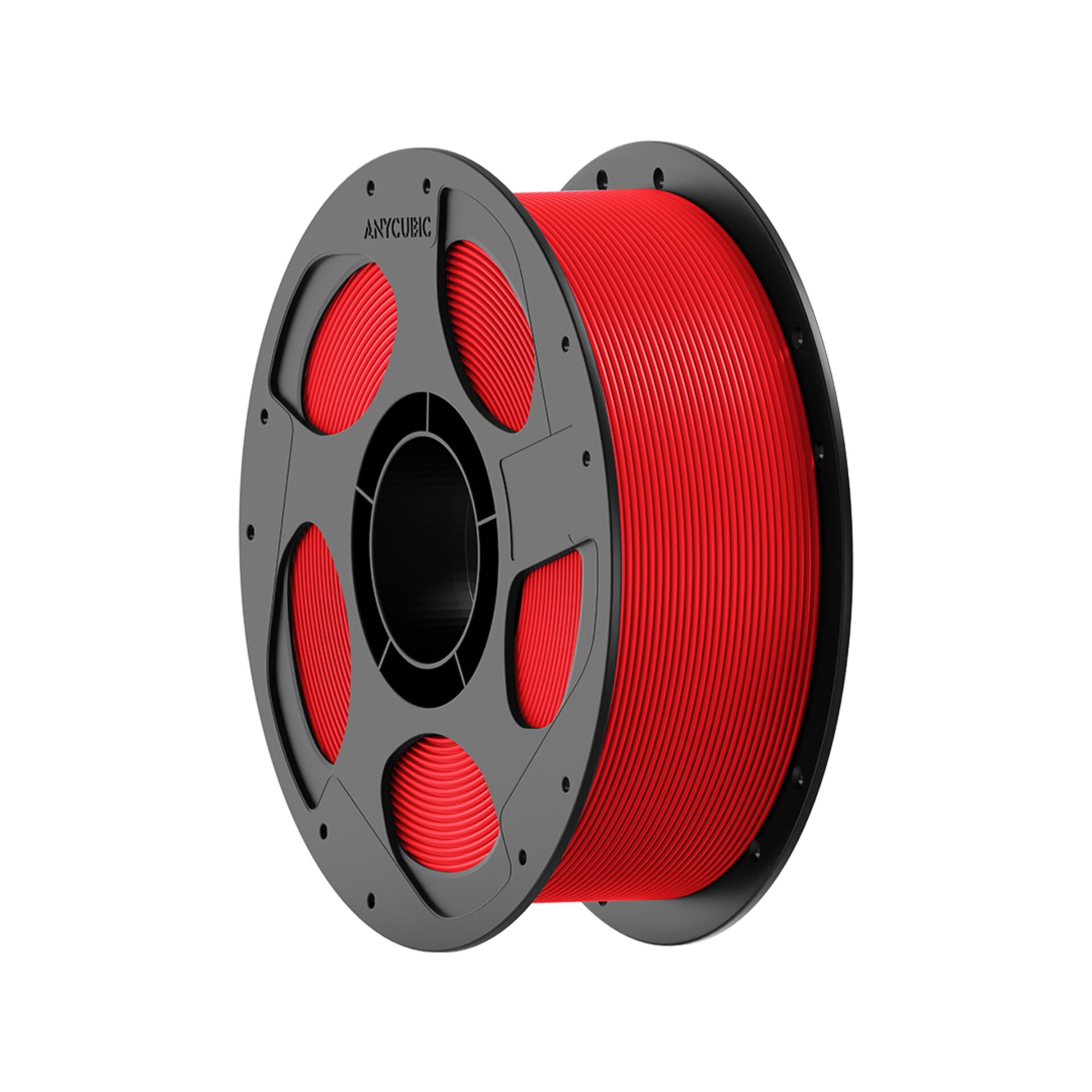3D-Druck Filament, PLA Filament, rotes Filament, Spule, Filamentrolle