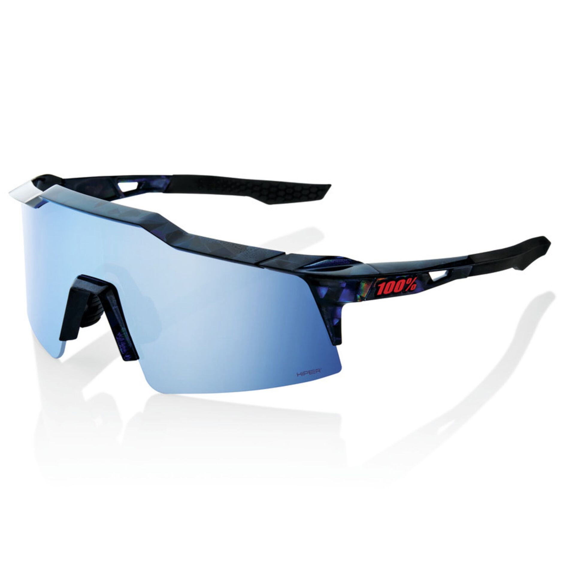Schwimmbrille, Laufsportbrille, Polarisierte Gläser, Einrahmige Scheibe, Herstellerlogo sichtbar