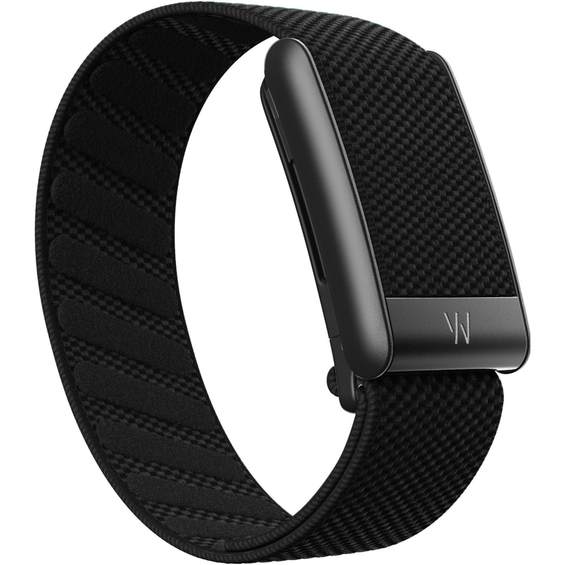 fitness-tracker, Armband, schwarz, gewebtes-band, schlankes-design