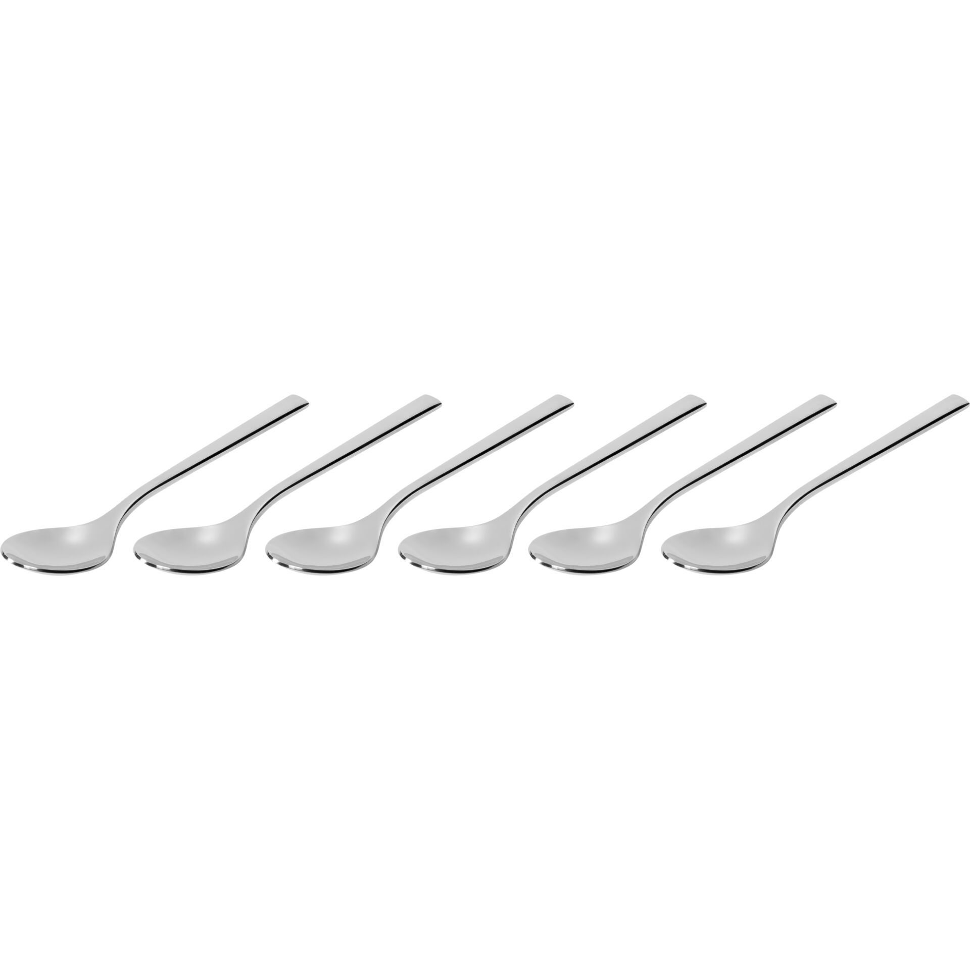 Löffel, Küchenutensil, Edelstahl, Rundform, Set/6er