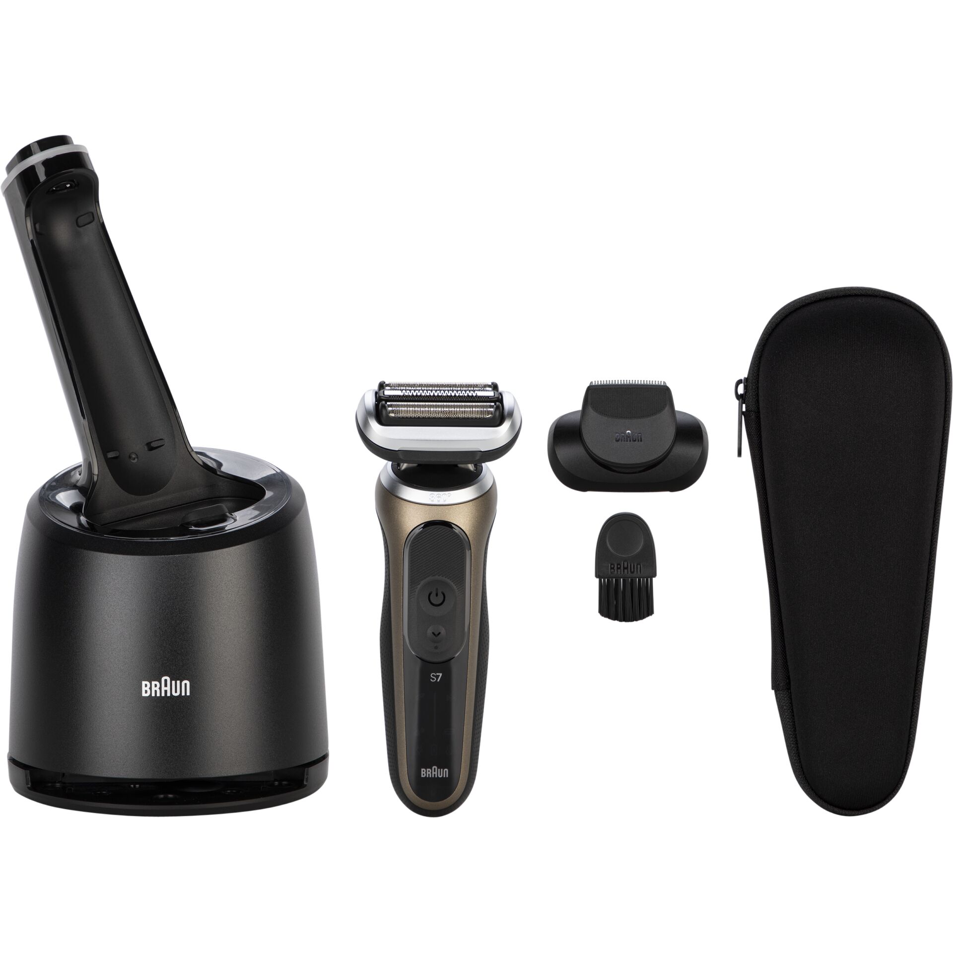 Rasierapparat, Elektrischer Rasierer, Rasierkopf, Rasierer-Paket, Reise-Etui