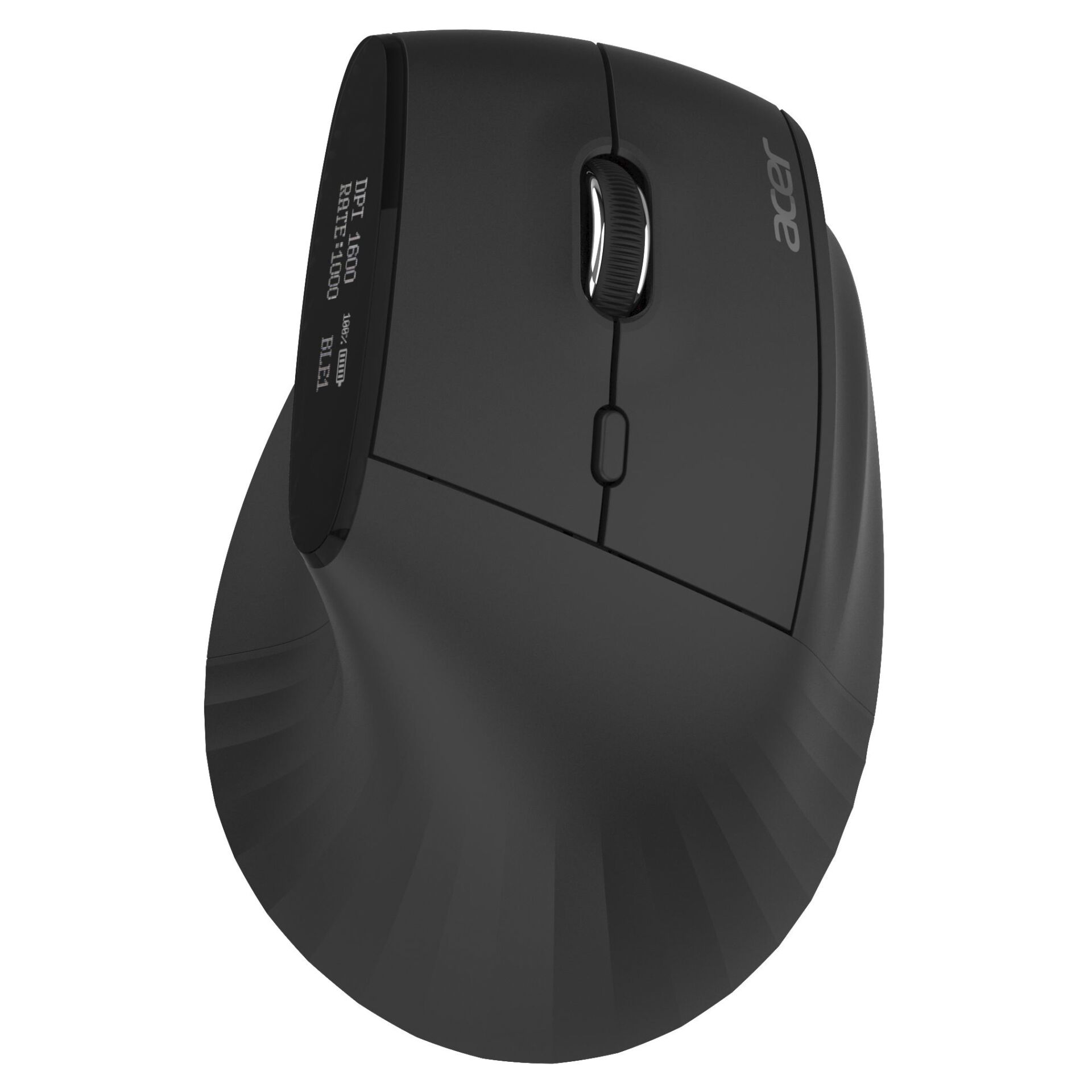 Maus, drahtlos, optisch, ergonomisch, schwarz