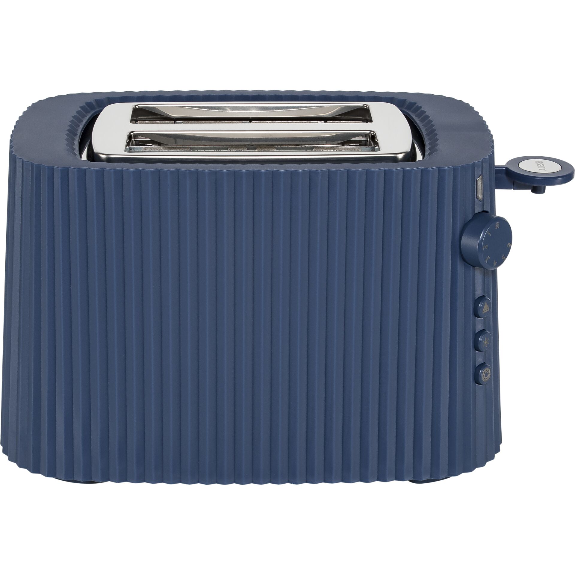 Toaster, Blau, Küchengerät, Retro, großes Design