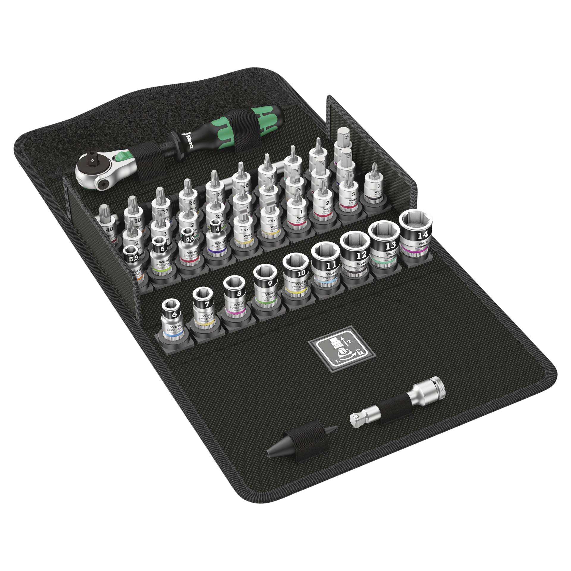 Wera 8100 SA All-in Satz 1/4"