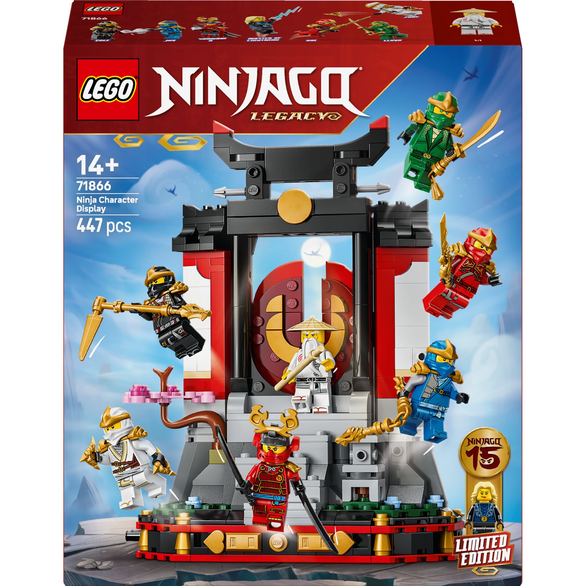 Lego, Ninja, Set, Figuren, Display