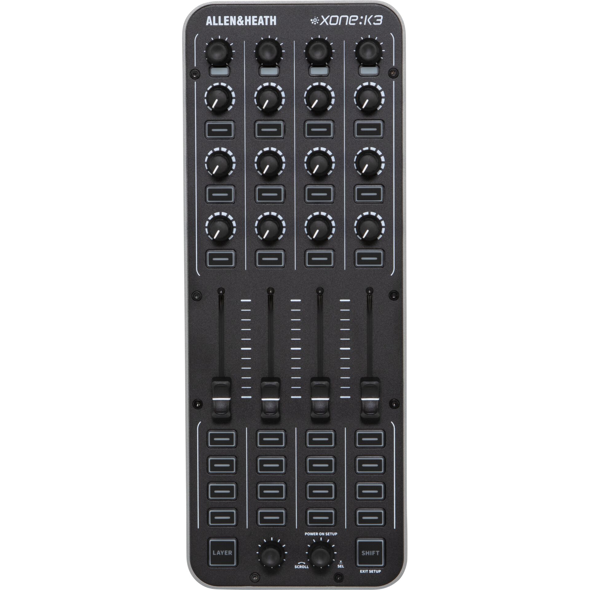 DJ-Controller, MIDI-Mixer, 8-Kanal, verstellbare Fader, Tasten Pads