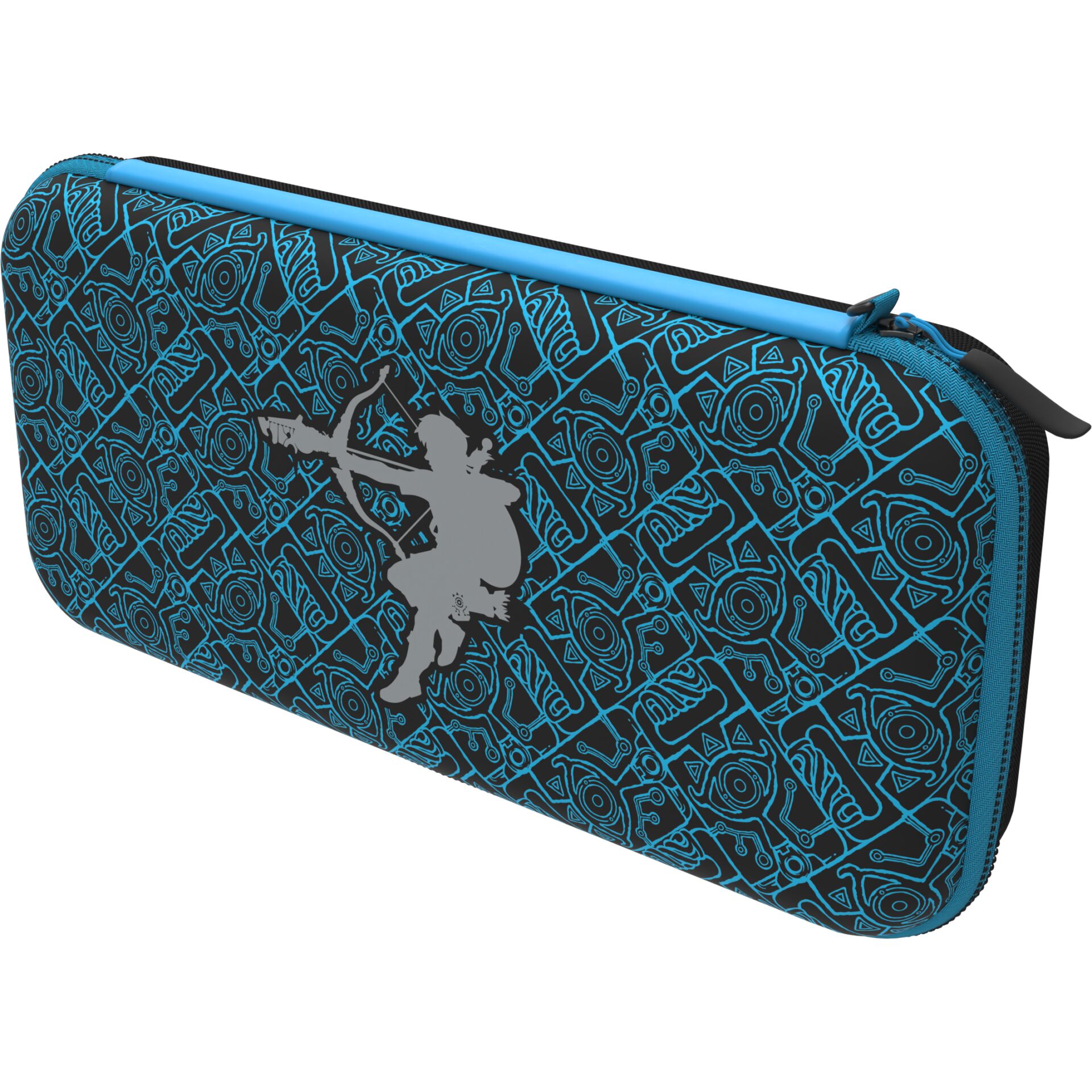 tasche, brieftaschenetui, künstlerisch, blau, pattern