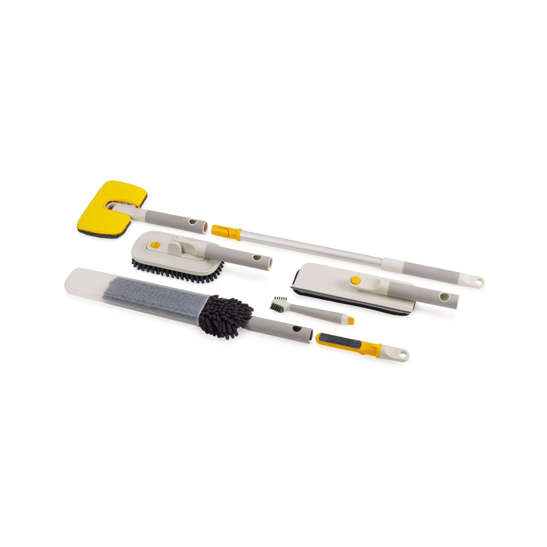 Rotationswerkzeug, Mopp-Set, Bürstenkopf, Teleskopstange, Klettpad