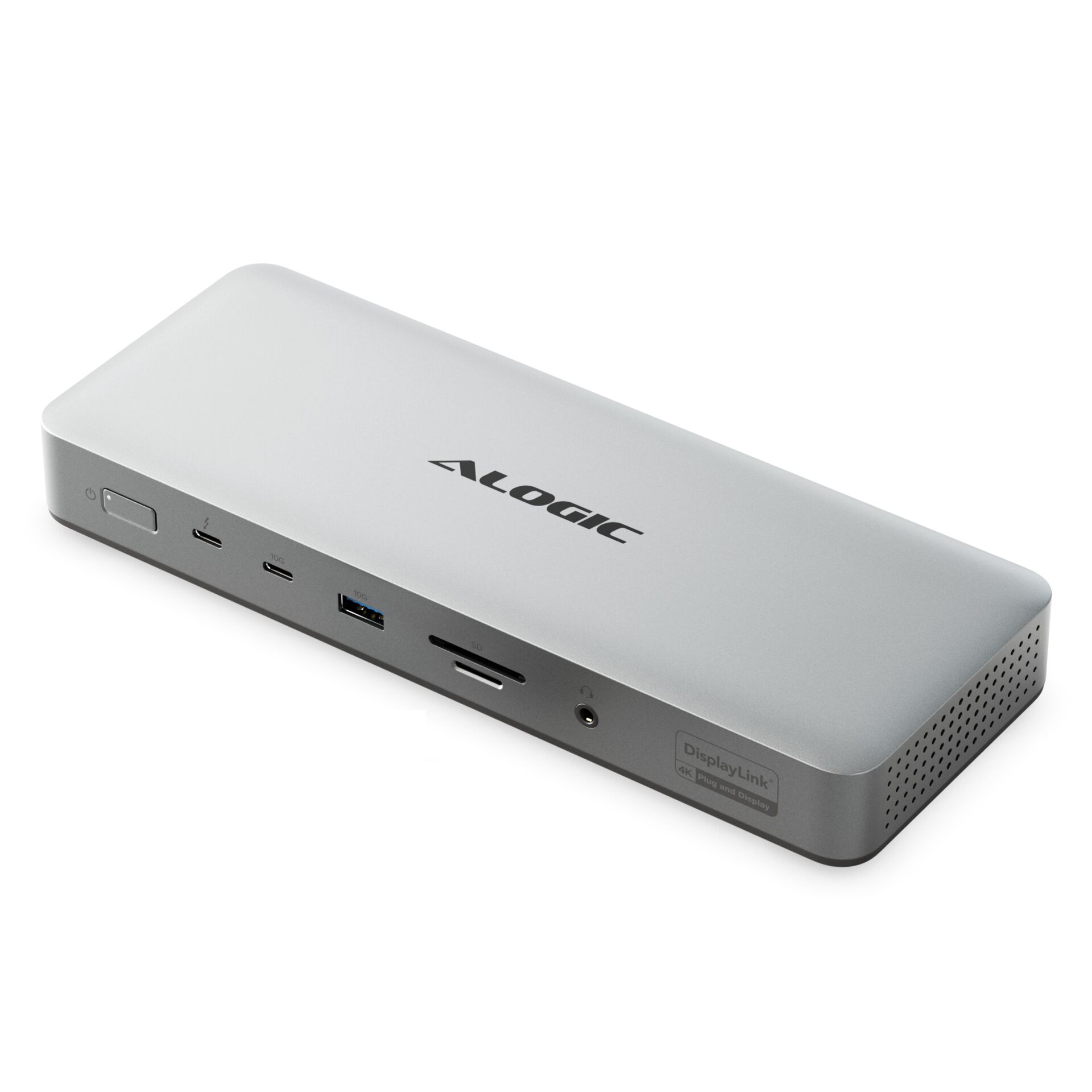 DockingStation, USB-C, 4K, DisplayLink, Aluminium