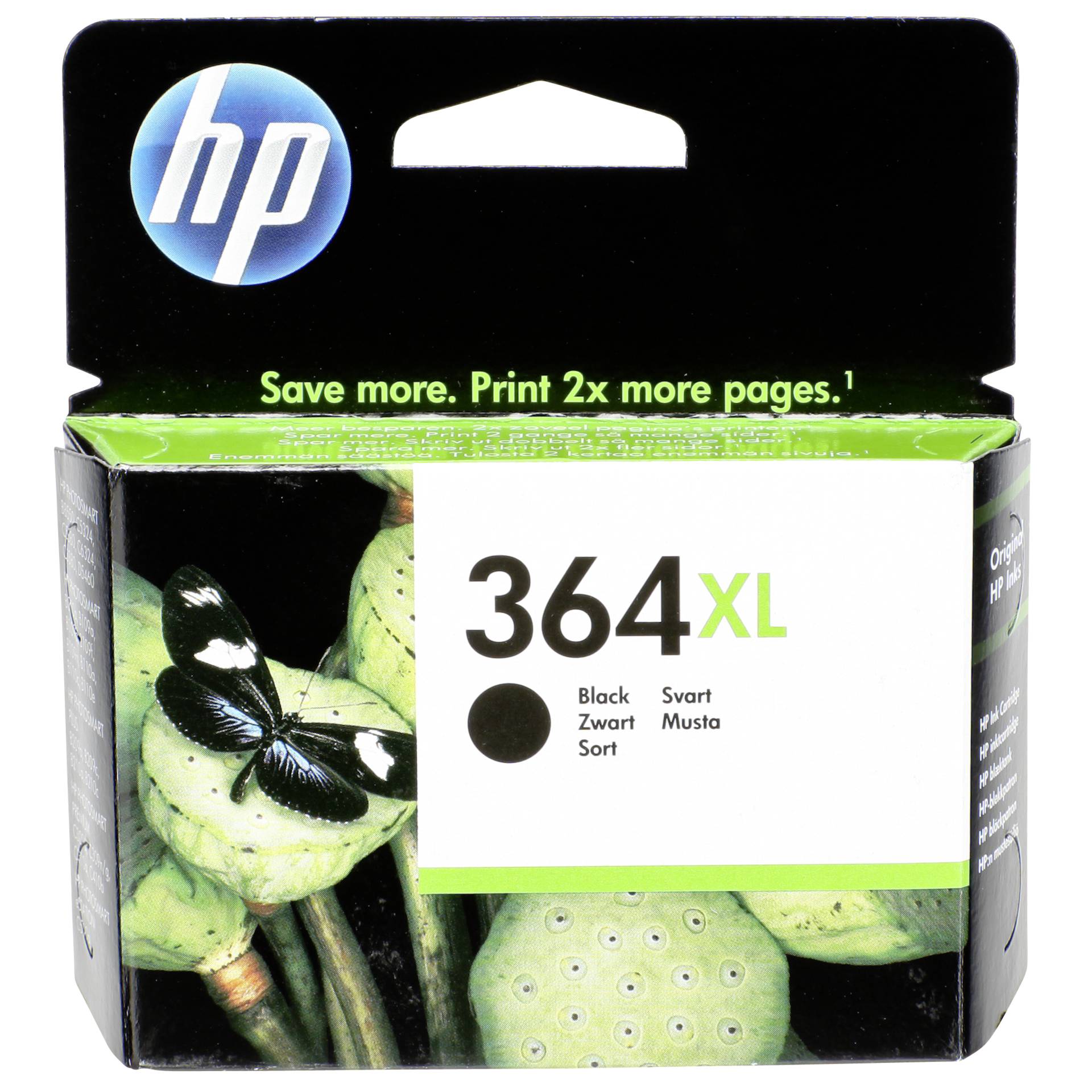 HP CN 684 EE Tintenpatrone  schwarz No. 364 XL