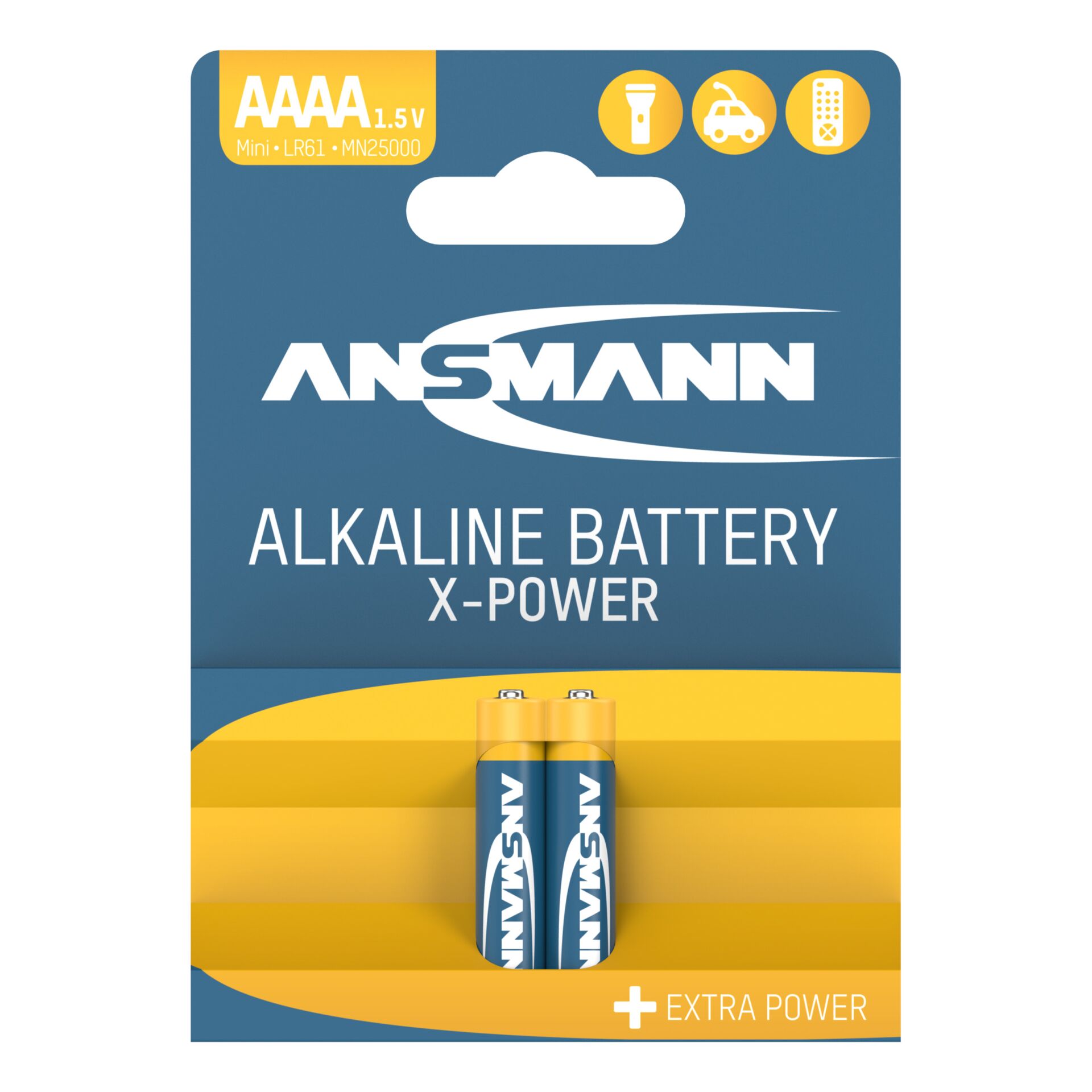 10x2 Ansmann Alkaline AAAA  X-Power                1510-0005