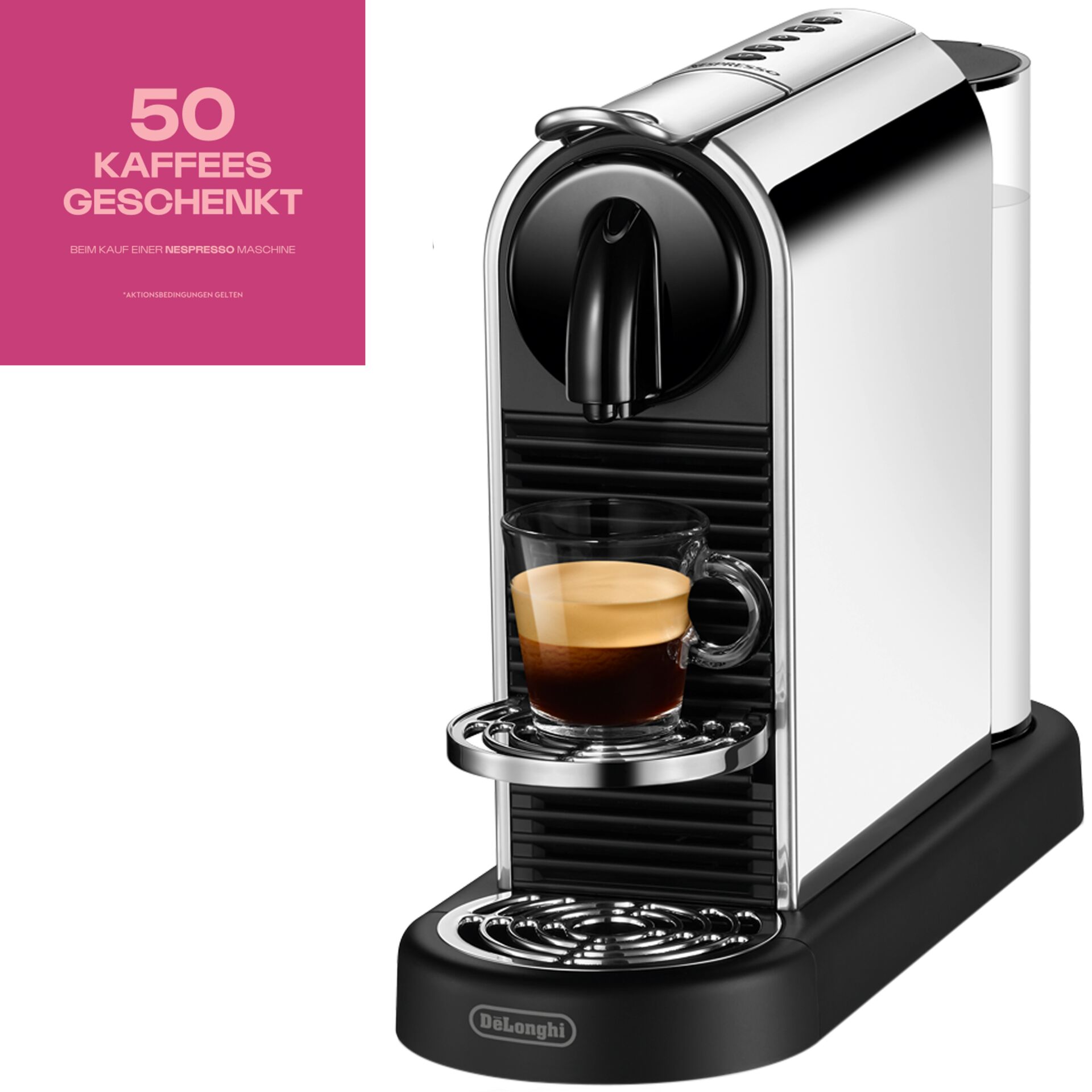 Pokal, Getränk, Kaffee, Kaffeetasse, Espresso, Kaffeemaschine, Espressomaschine, Kapselmaschine, Schwarz, Chrom, Espresso-Kaffeemaschine, Kaffeemaschine, Einzelportion-Kaffeemaschine, Chrom/Metall, Schwarz