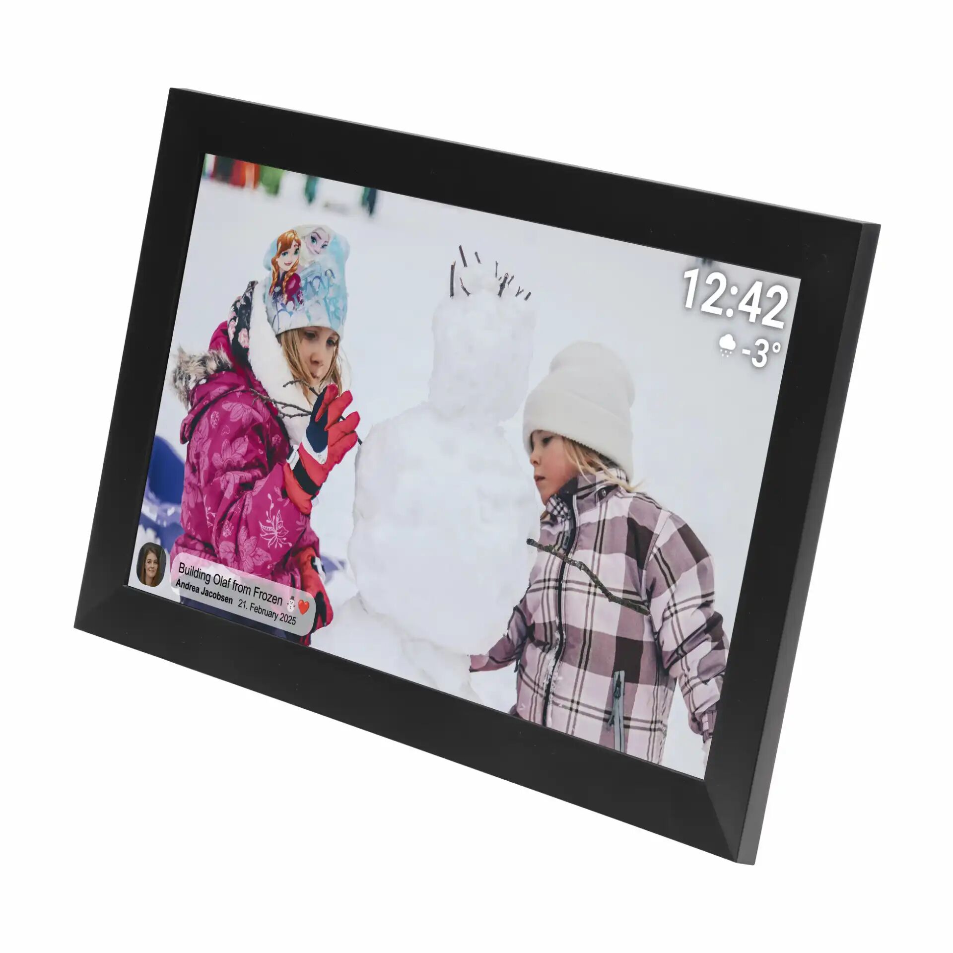 Rahmen, FotoFrame, Bildschirmrahmen, Digitaler Rahmen, Schwarz