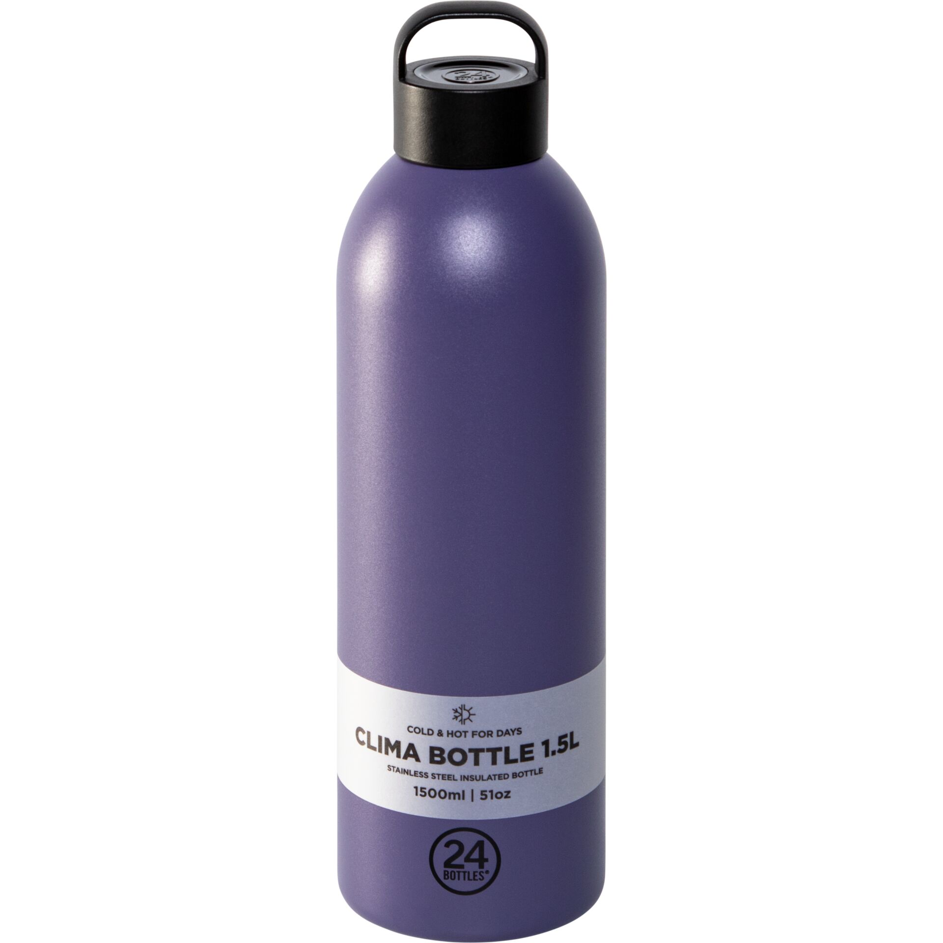 Flasche, Trinkflasche, Stahlisoliert, 1.5L, lila