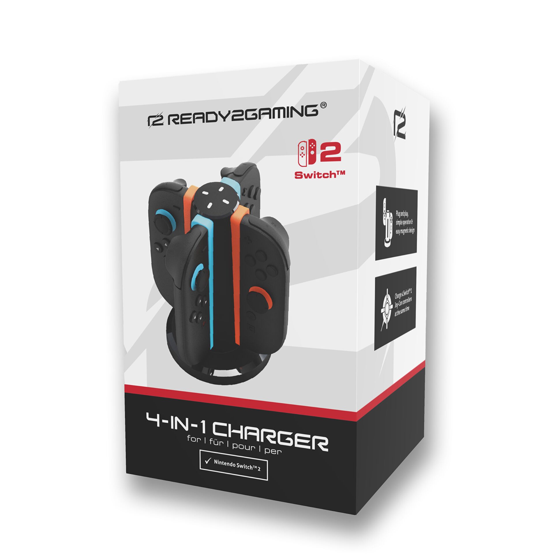 ready2gaming Nintendo Switch 2  4 in 1 Charger