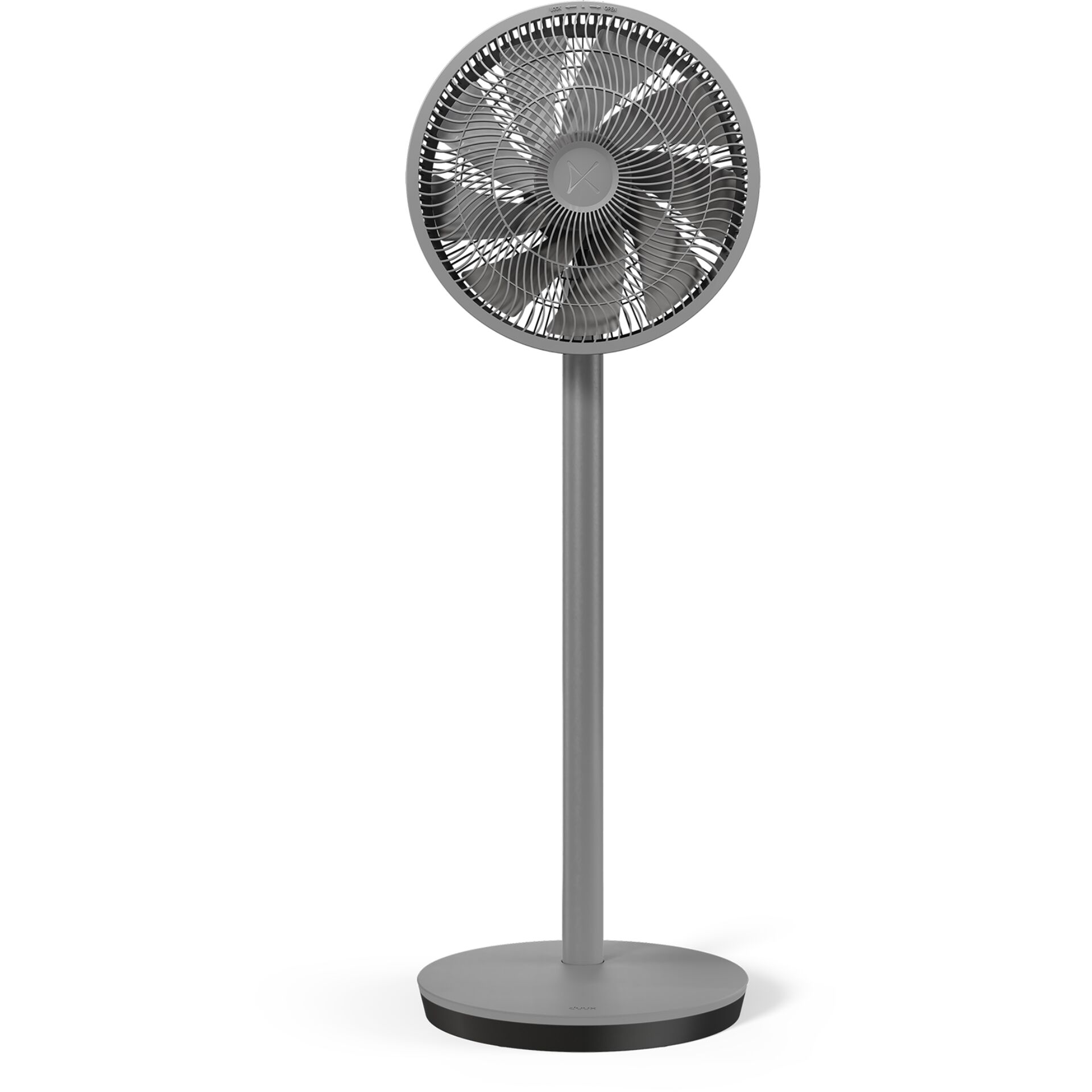 Ventilator, Standventilator, Metallgehäuse, Schwarz-Grau, Stativbasis
