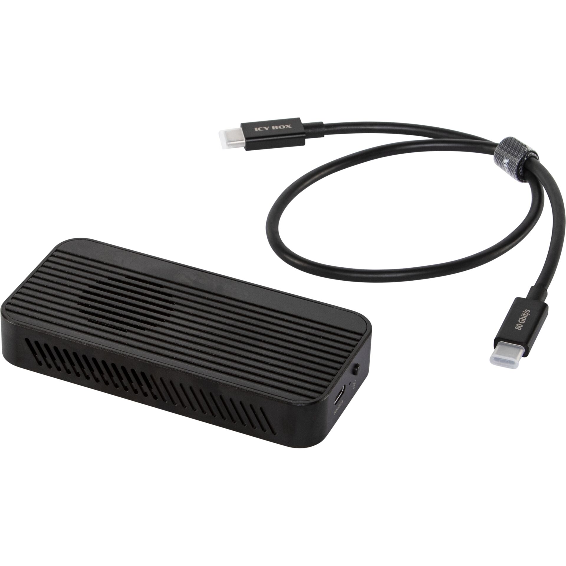 Dockingstation, USB-C, Thunderbolt, Aluminium, Kabel-Adapter