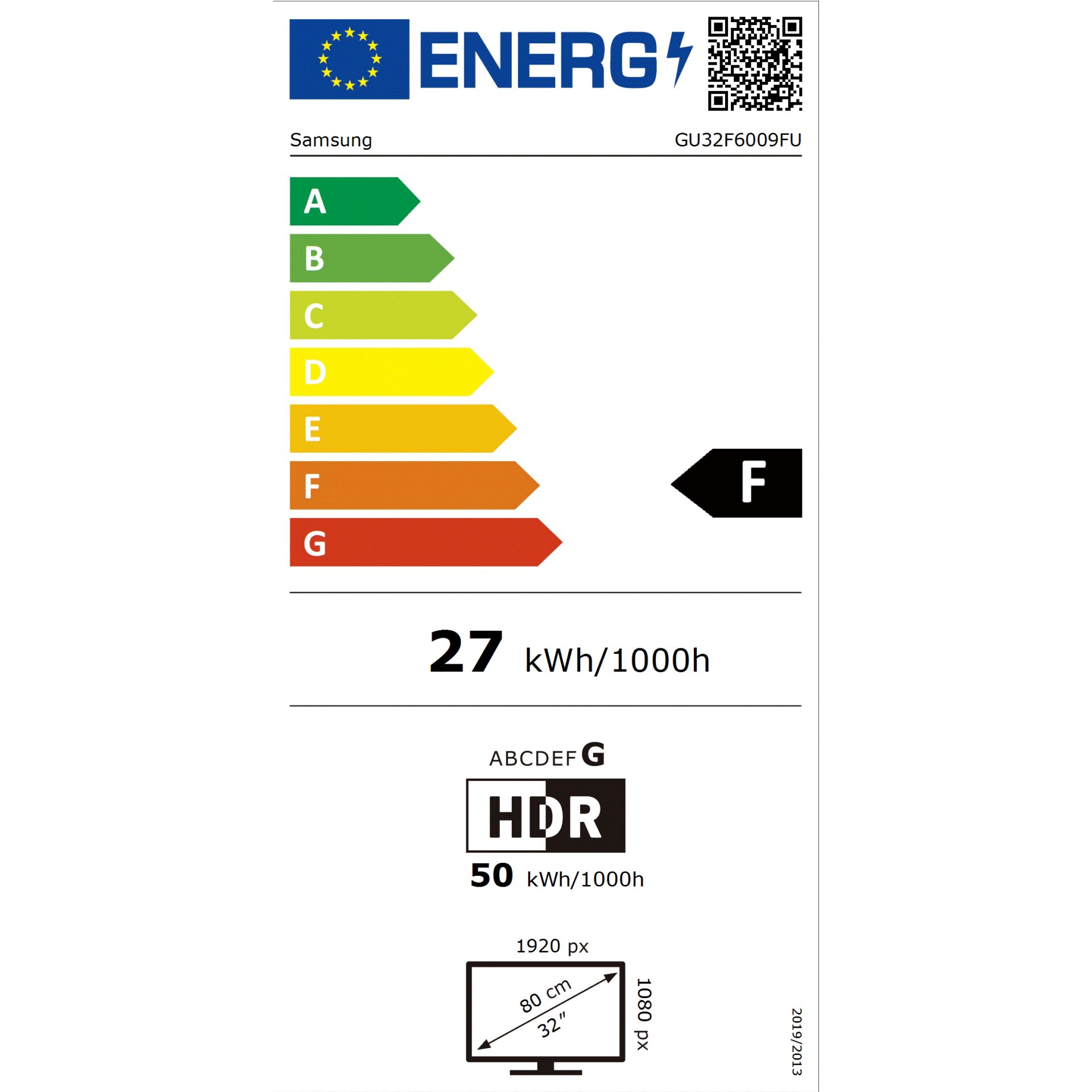 Samsung GU32F6009FUXZG