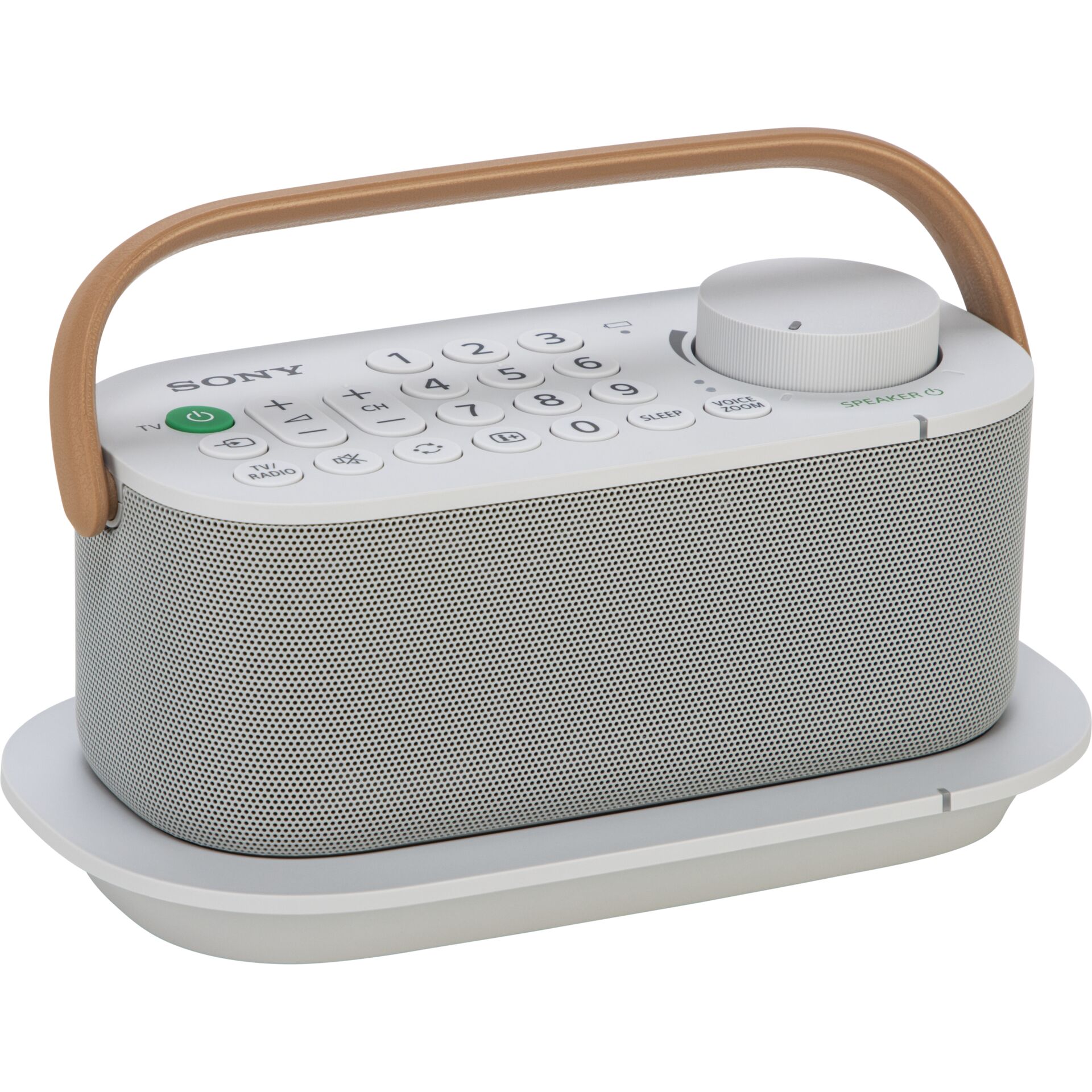 Bluetooth, Radio, Speaker, Grau, Tragegriff