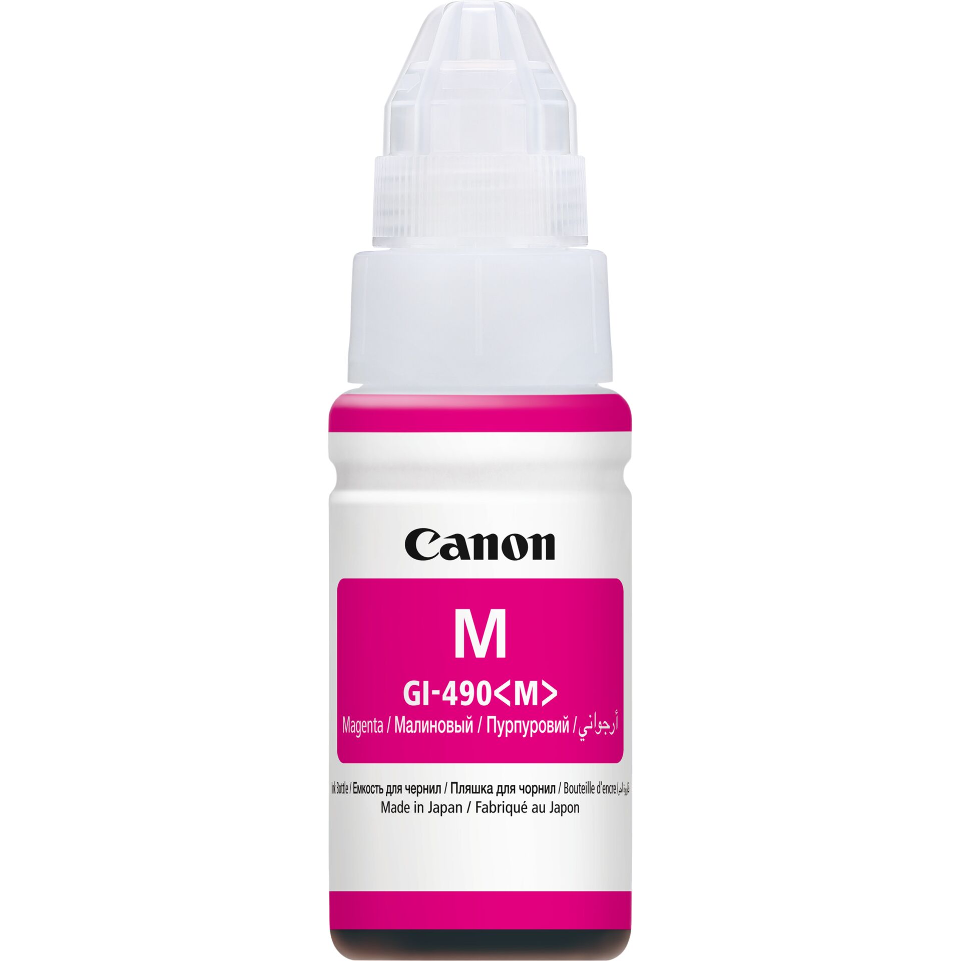tinte, Tintenflasche, Magenta, Canon, GI-490