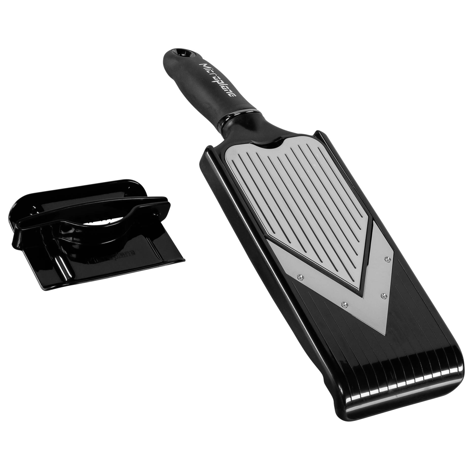 Microplane V-Hobel mit  Julienne Einsatz